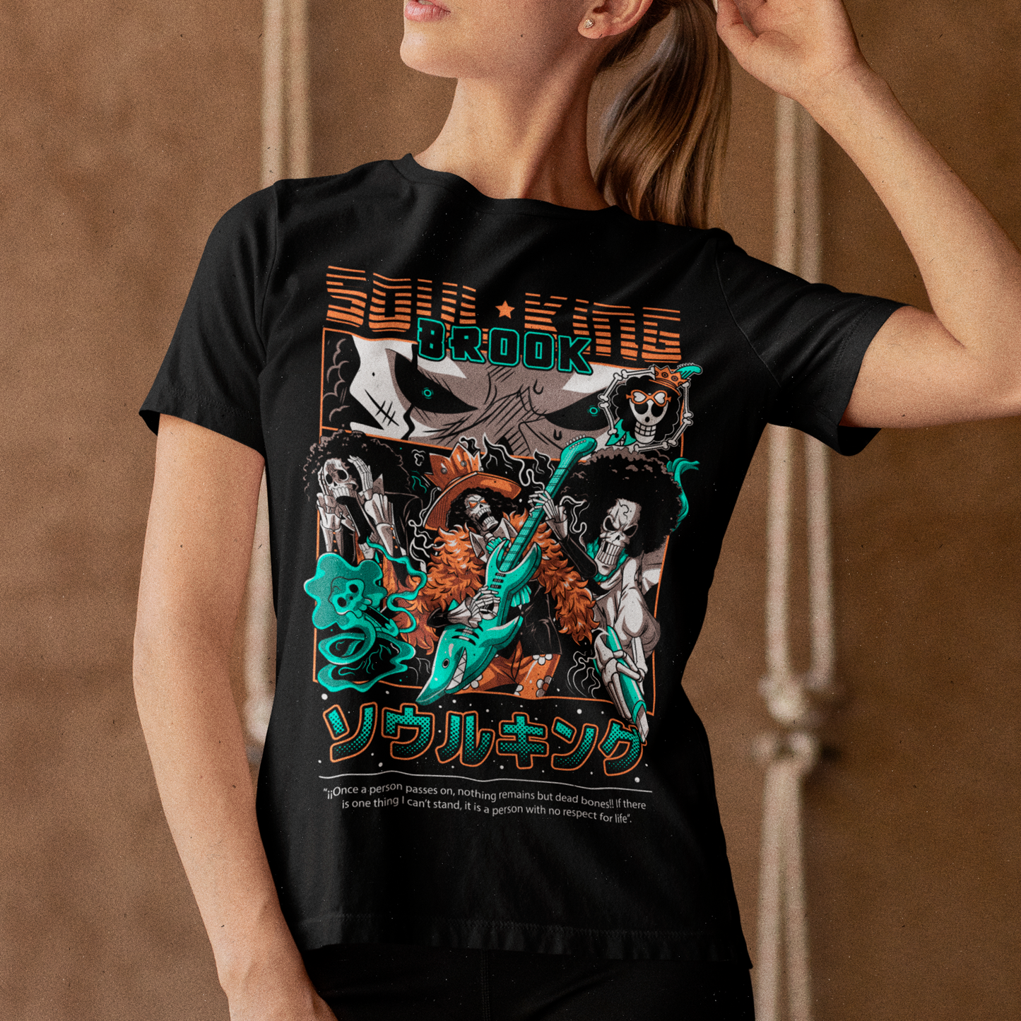 Polera Straw Hat Pirates: Brook