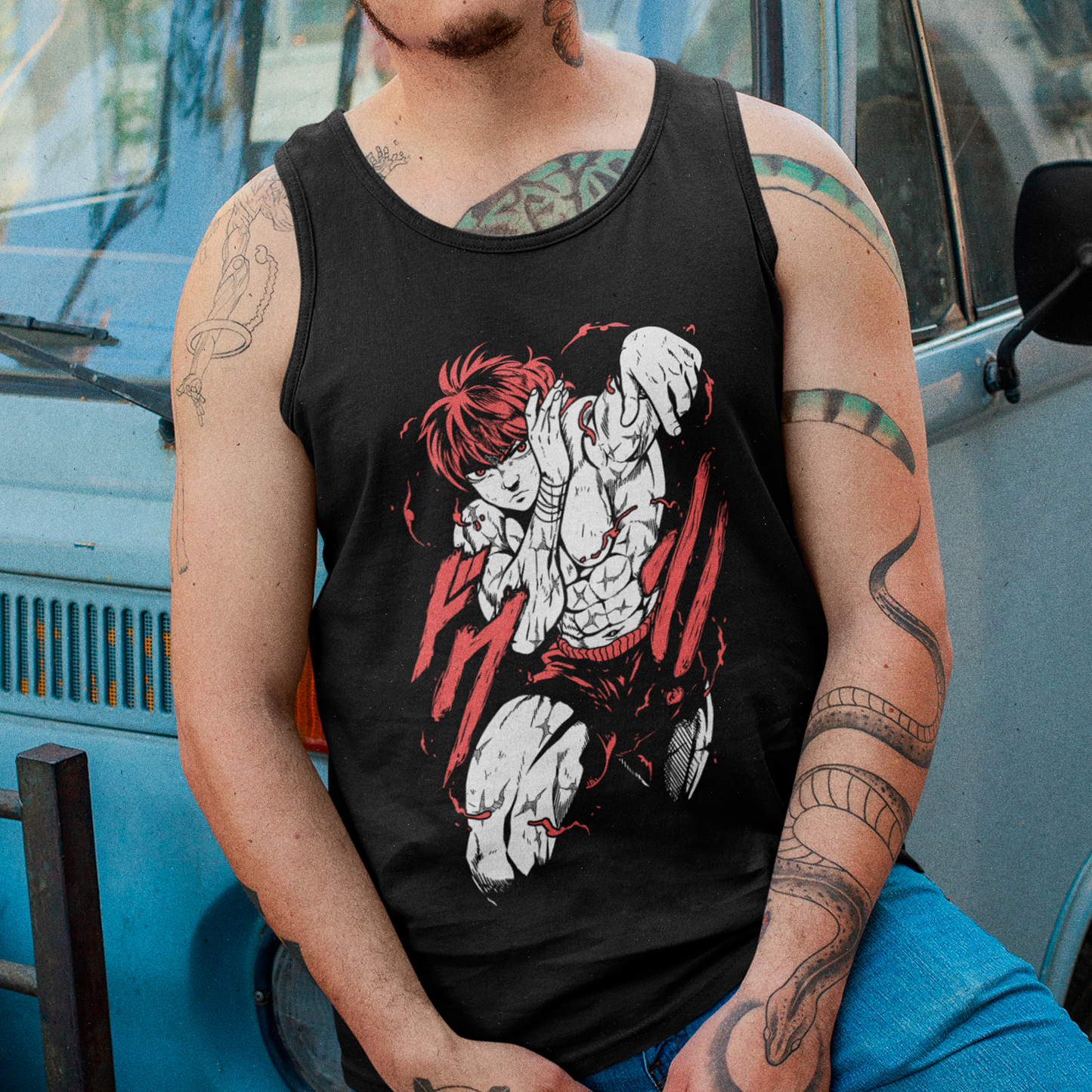 Polera Tank Baki Hanma