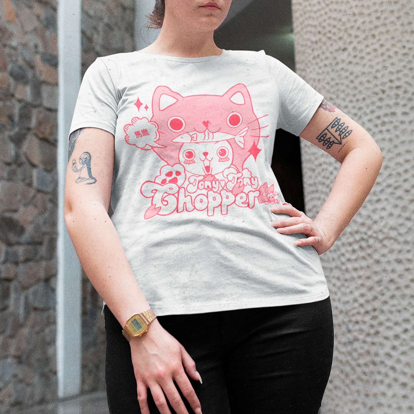 Polera Tony Tony Chopper Gatito