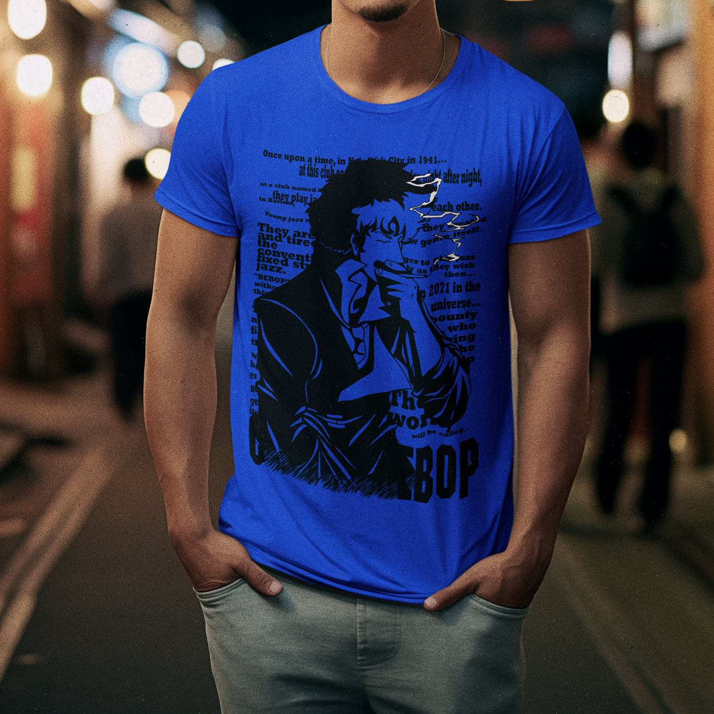 Polera Cowboy Bebop: Spike Spiegel