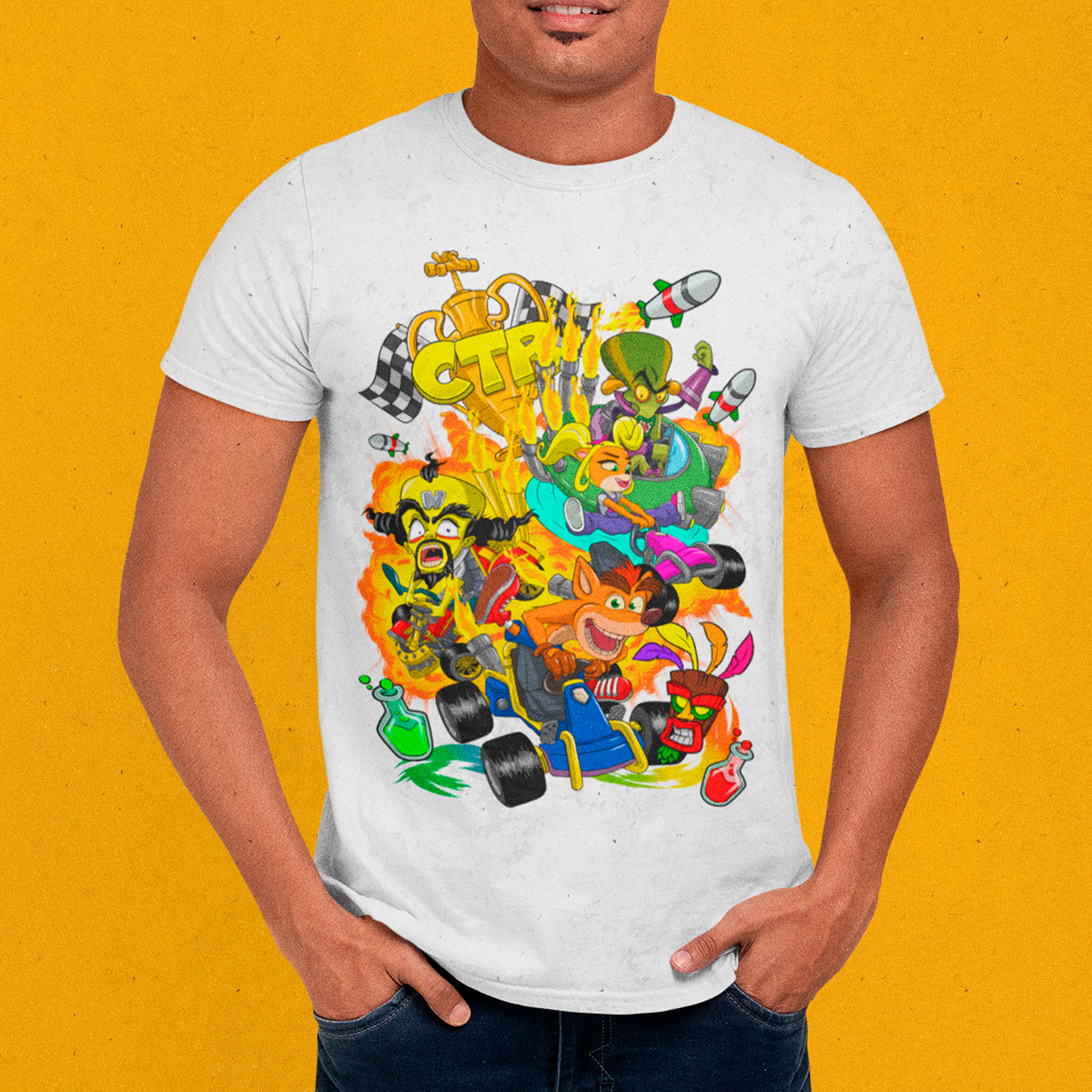 Polera Crash Team Racing (CTR)