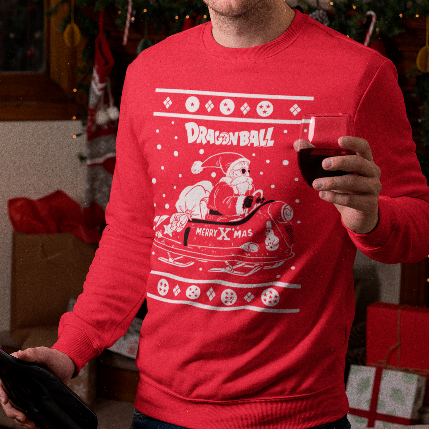 Polerón Dragon Ball Christmas