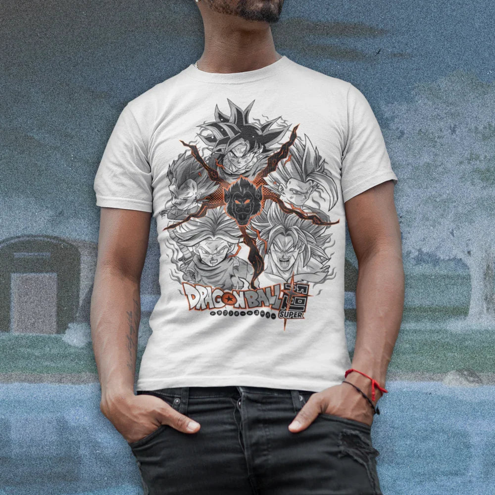 Polera Dragon Ball Super: Saiyans