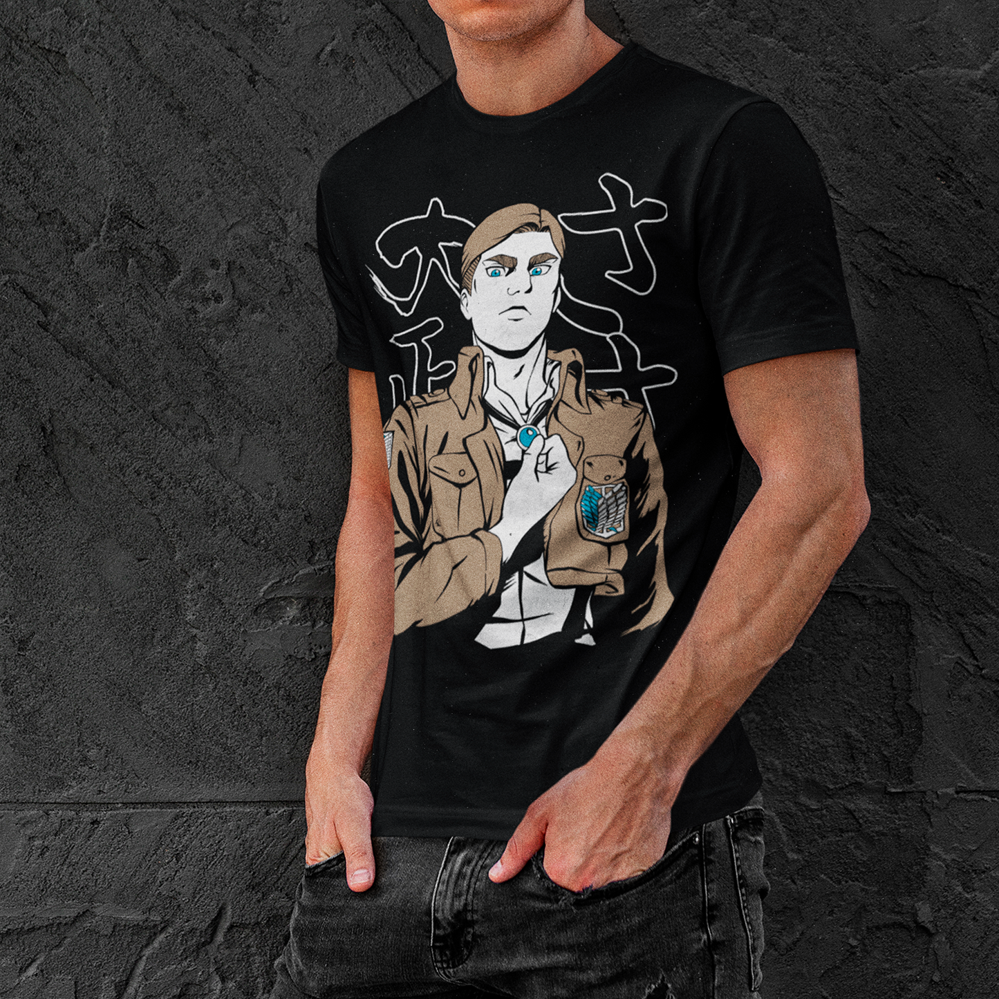 Polera Shingeki No Kyojin: Erwin Smith