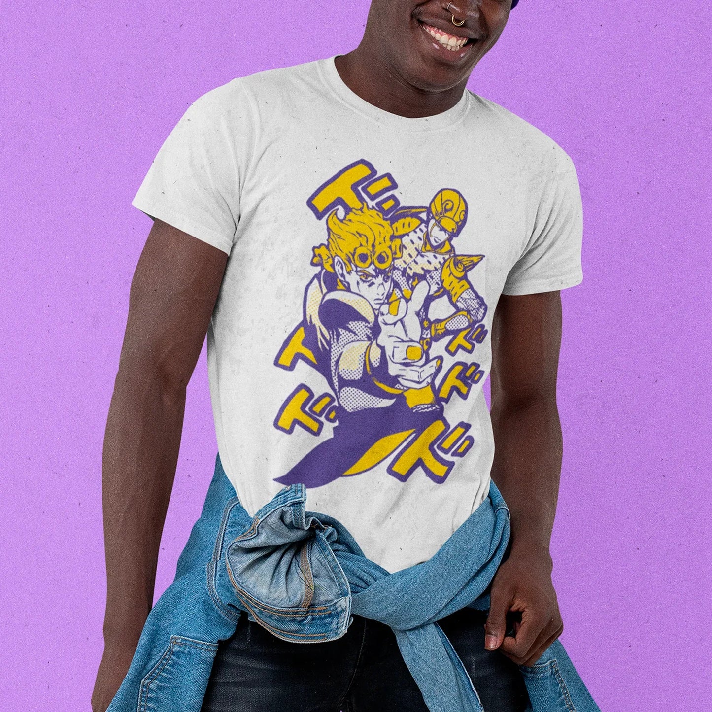 Polera Jojo's Bizarre Adventure Part V: Giorno Giovanna