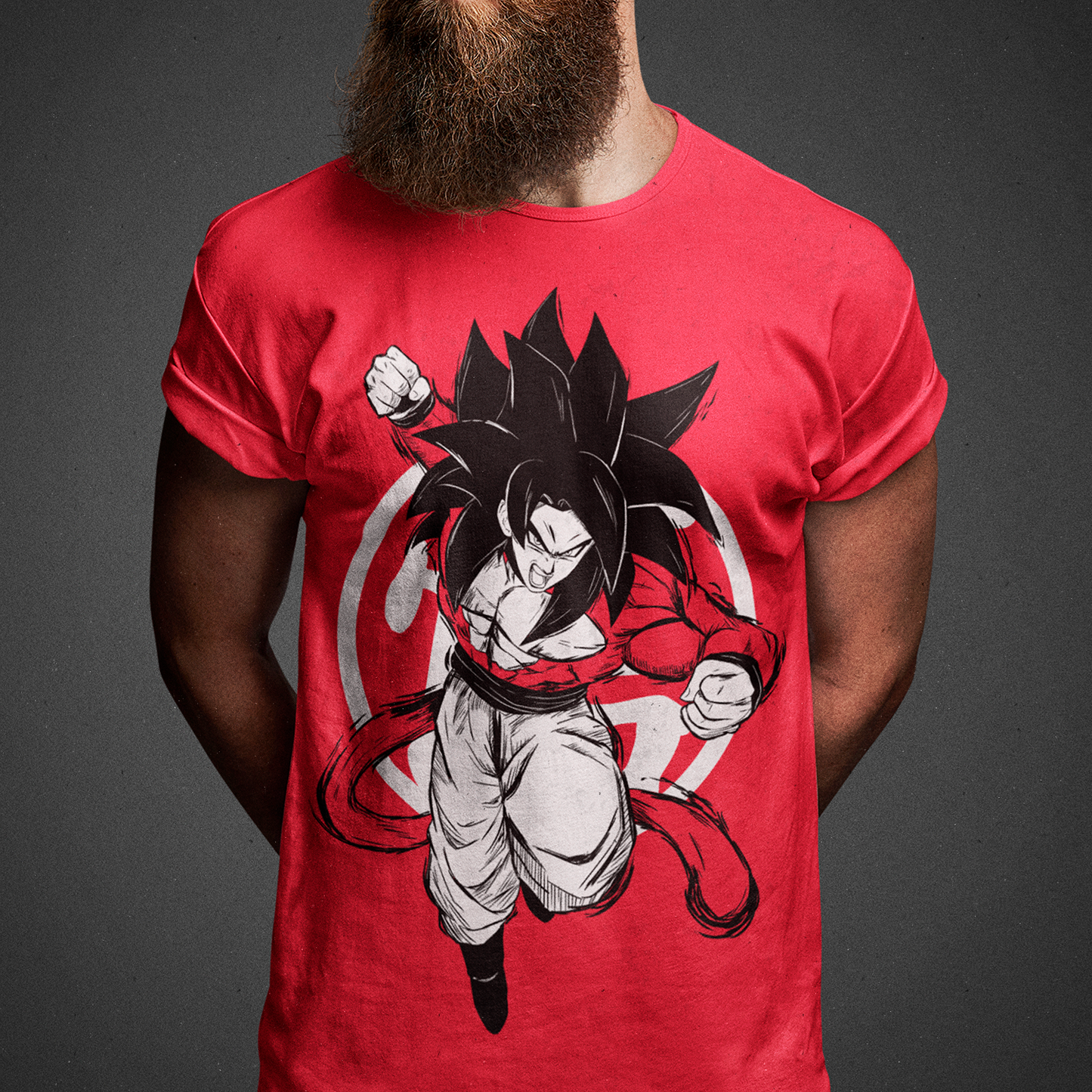 Polera Son Gokú SSJ4