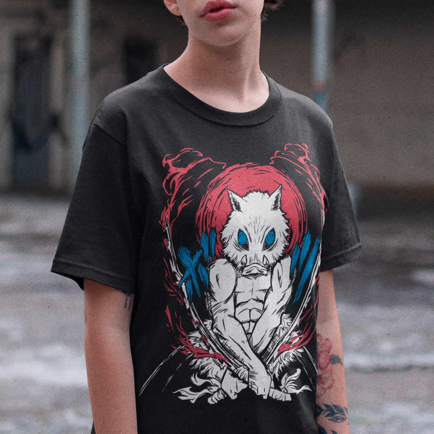 Polera Kimetsu No Yaiba: Inosuke Hashibira