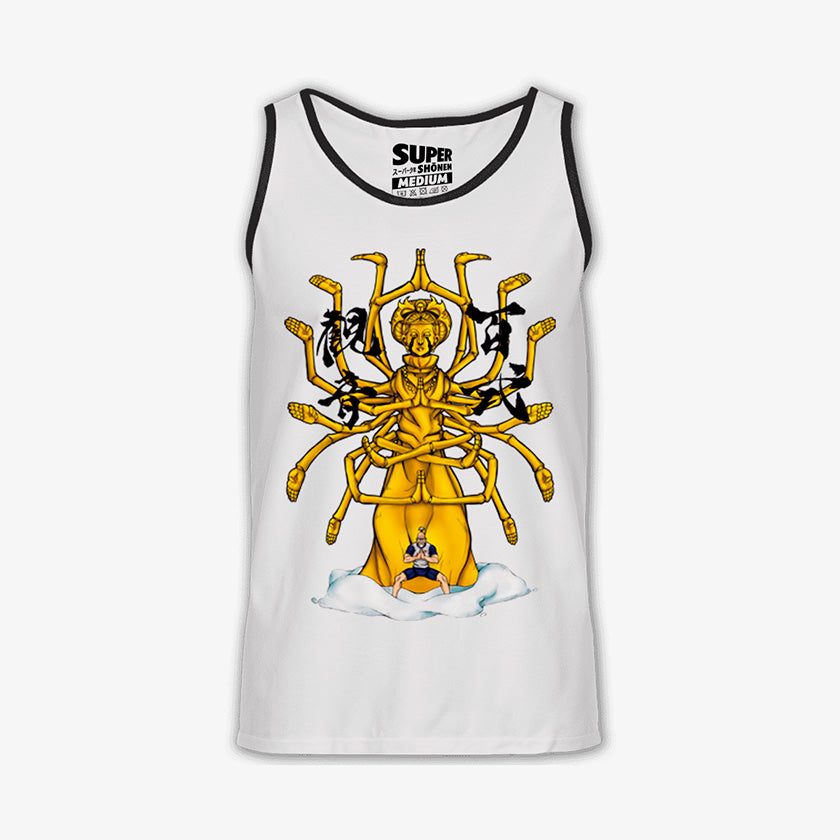 Polera Tank Isaac Netero & Guanyin Bodhisattva