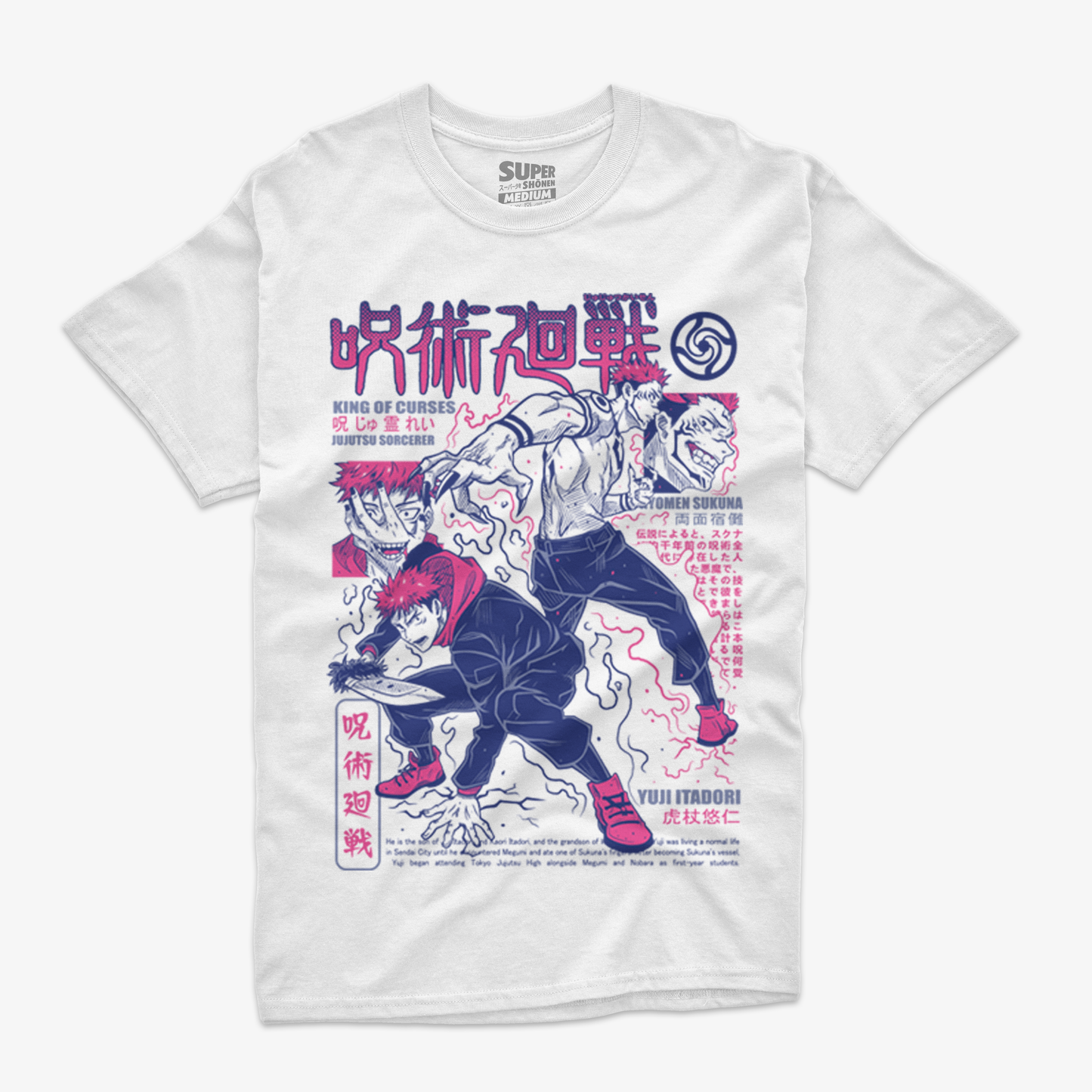 Polera Jujutsu Kaisen: Itadori x Sukuna