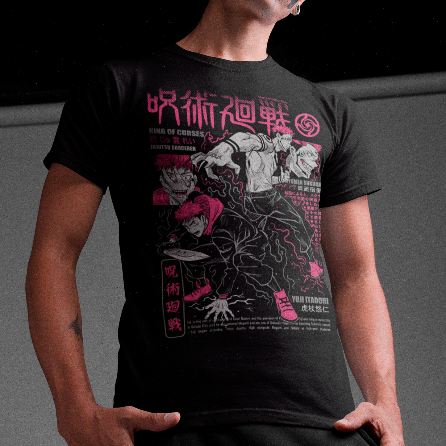 Polera Jujutsu Kaisen: Itadori x Sukuna