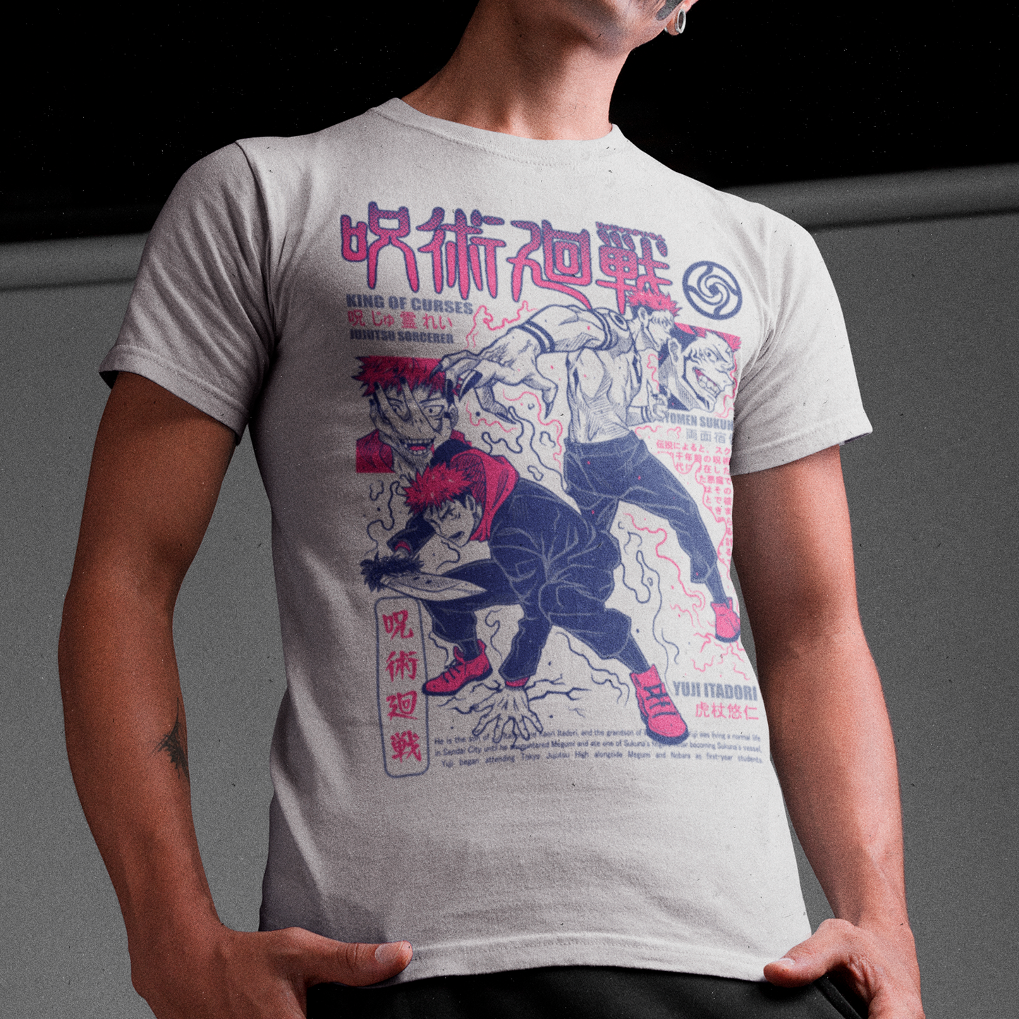 Polera Jujutsu Kaisen: Itadori x Sukuna