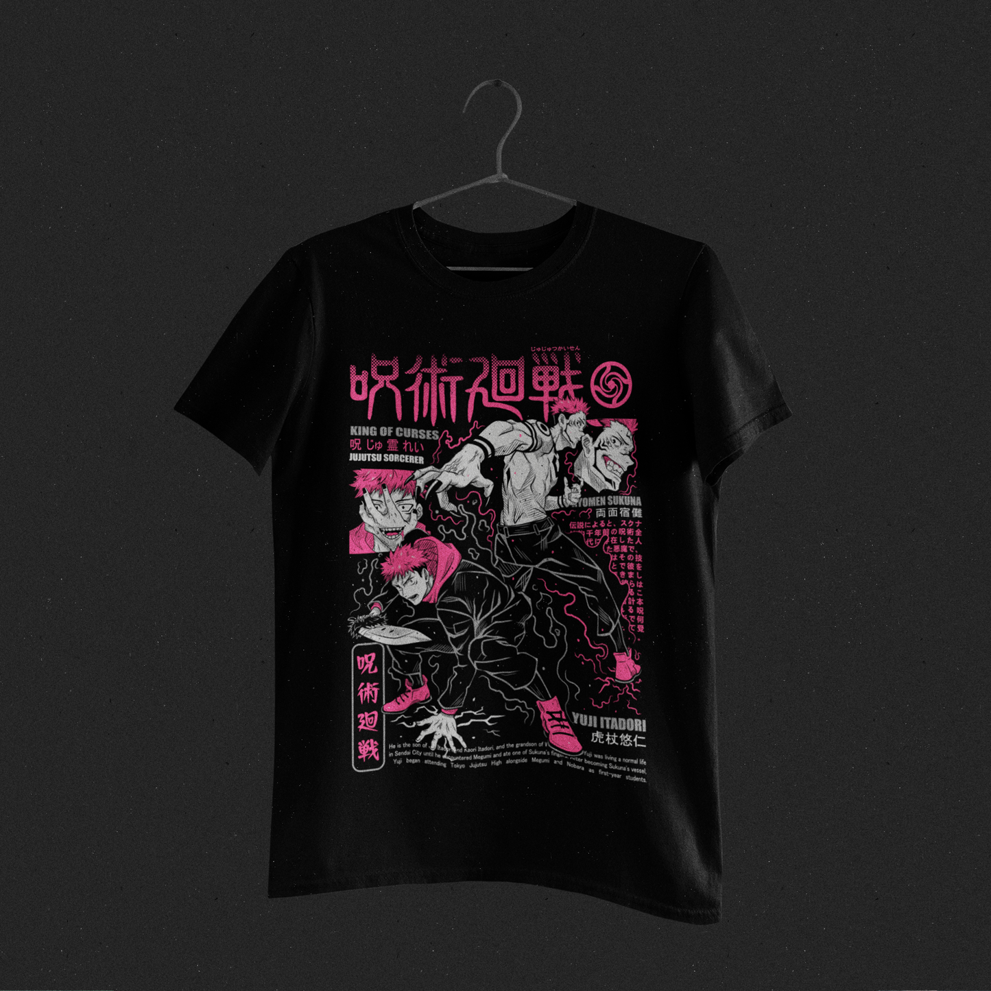 Polera Jujutsu Kaisen: Itadori x Sukuna