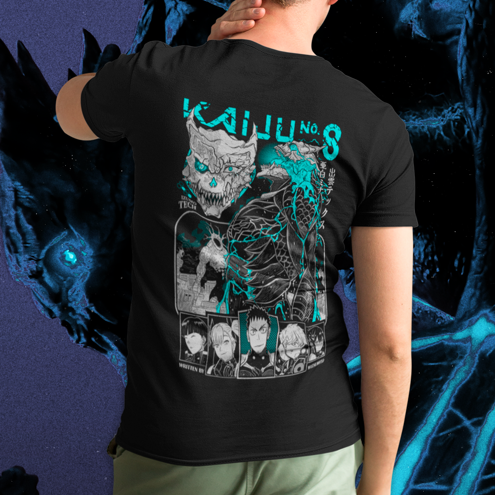 Polera Kaiju No. 8 Frente/Espalda