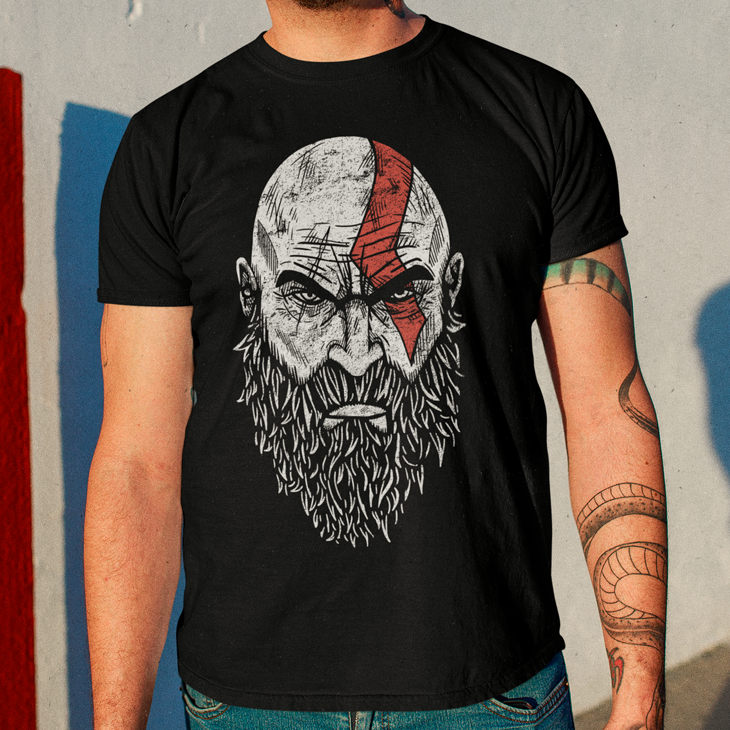 Polera God Of War: Kratos
