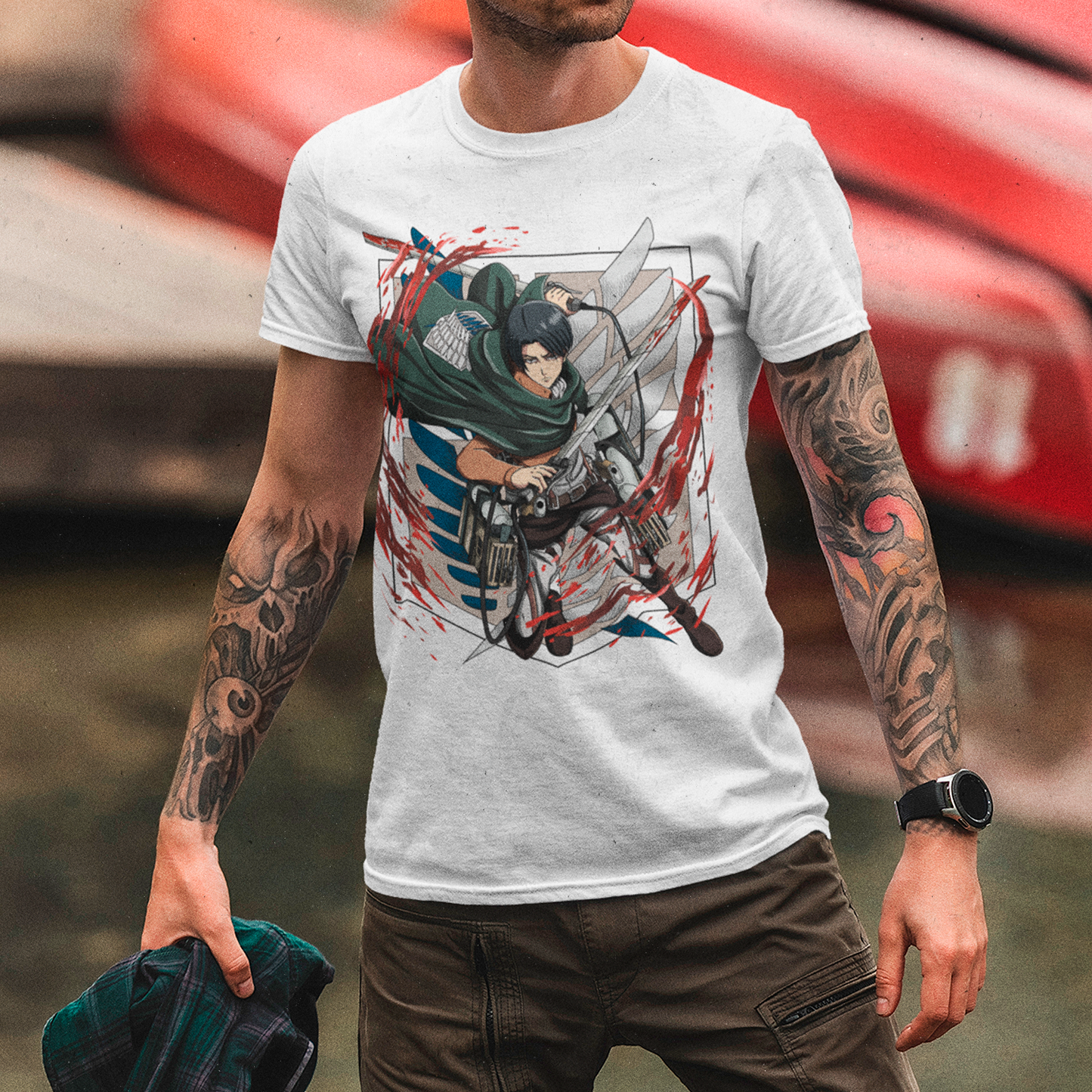 Polera Shingeki No Kyojin: Levi