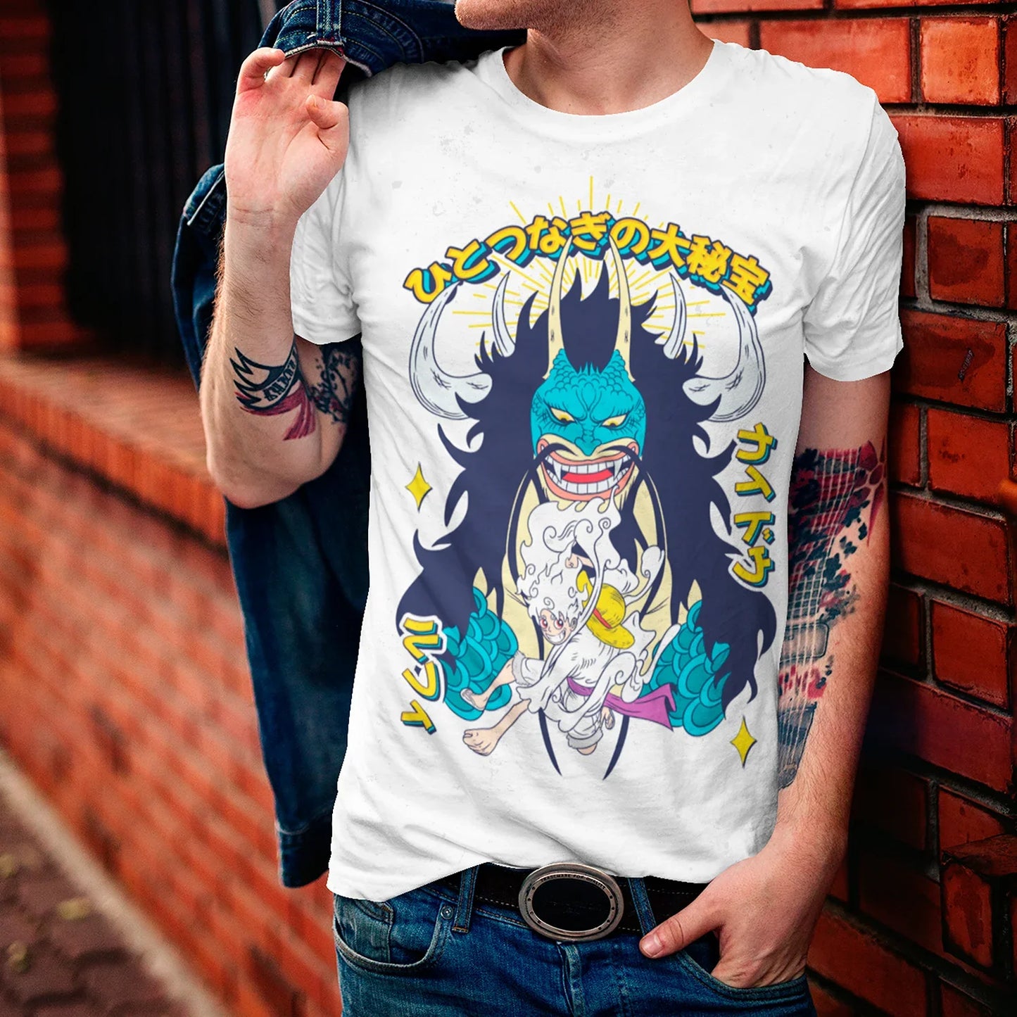 Polera Luffy Vs Kaido