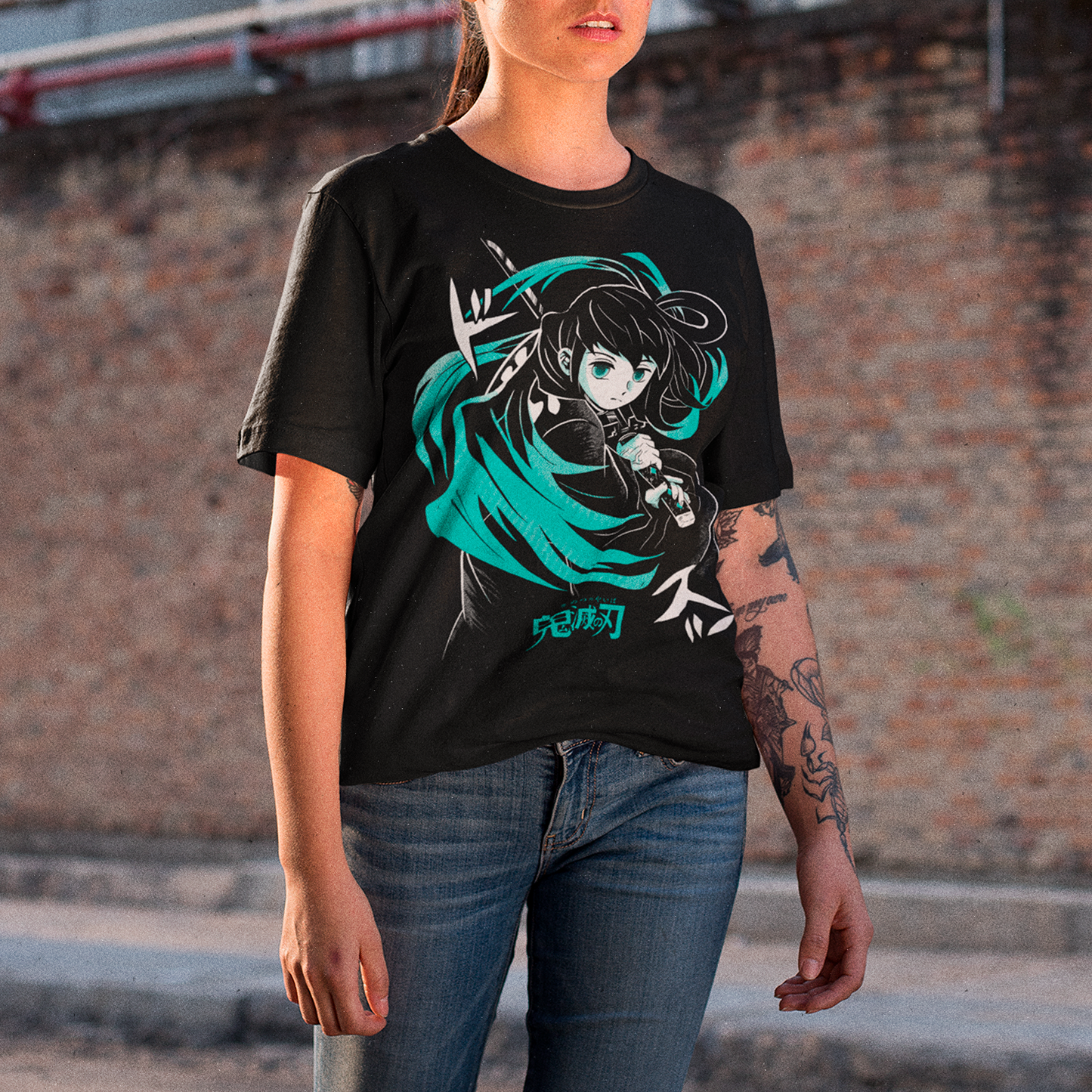 Polera Kimetsu No Yaiba: Tokito Muichiro