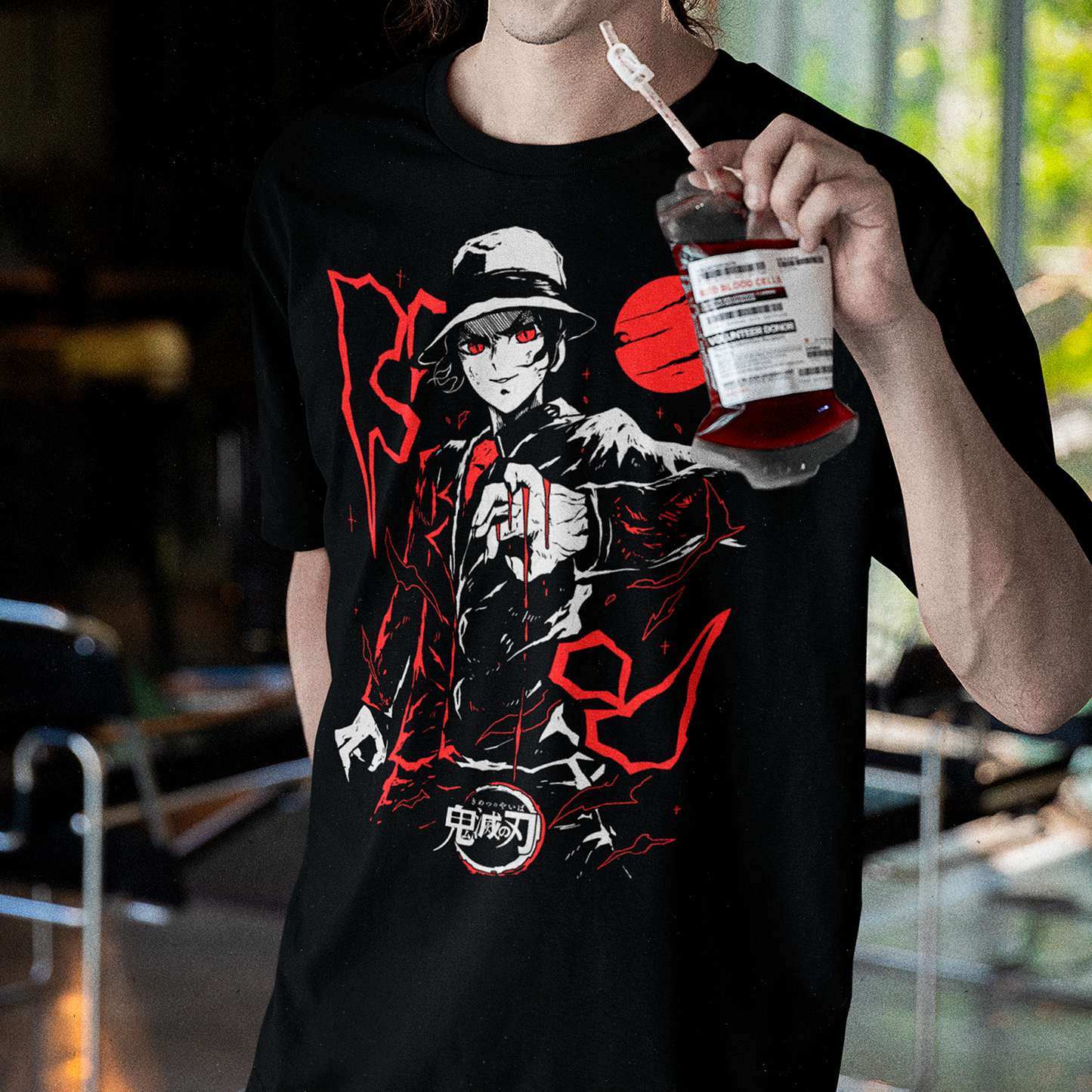Polera Kimetsu No Yaiba: Muzan Kibutsuji