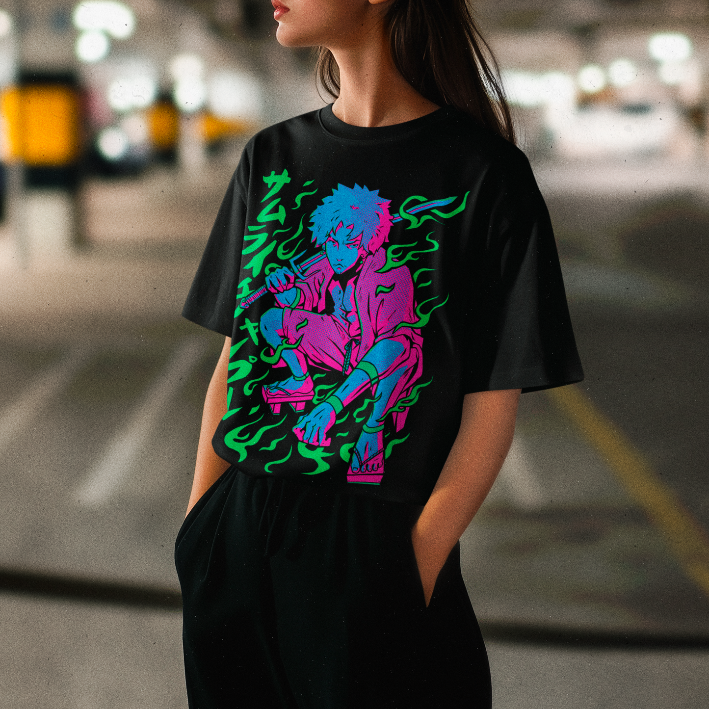 Polera Samurai Champloo: Mugen