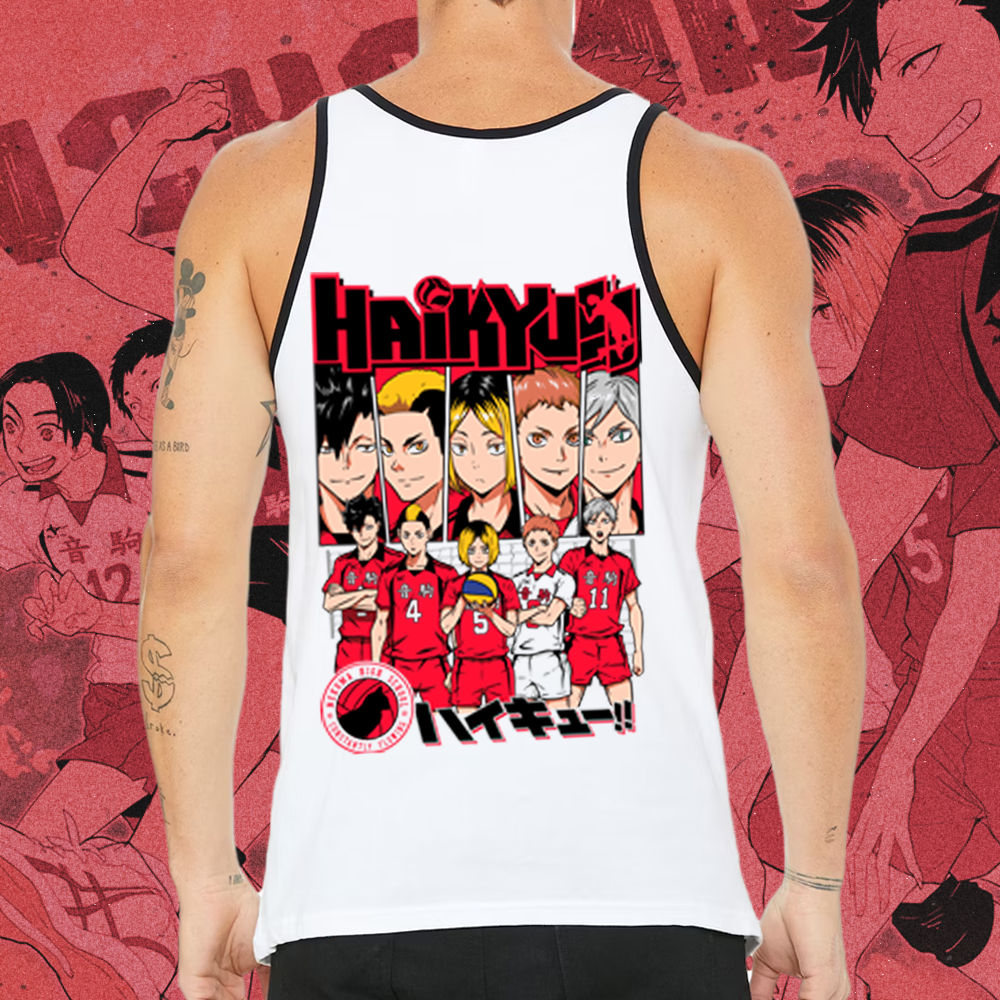 Polera Tank Nekoma Frente/Espalda