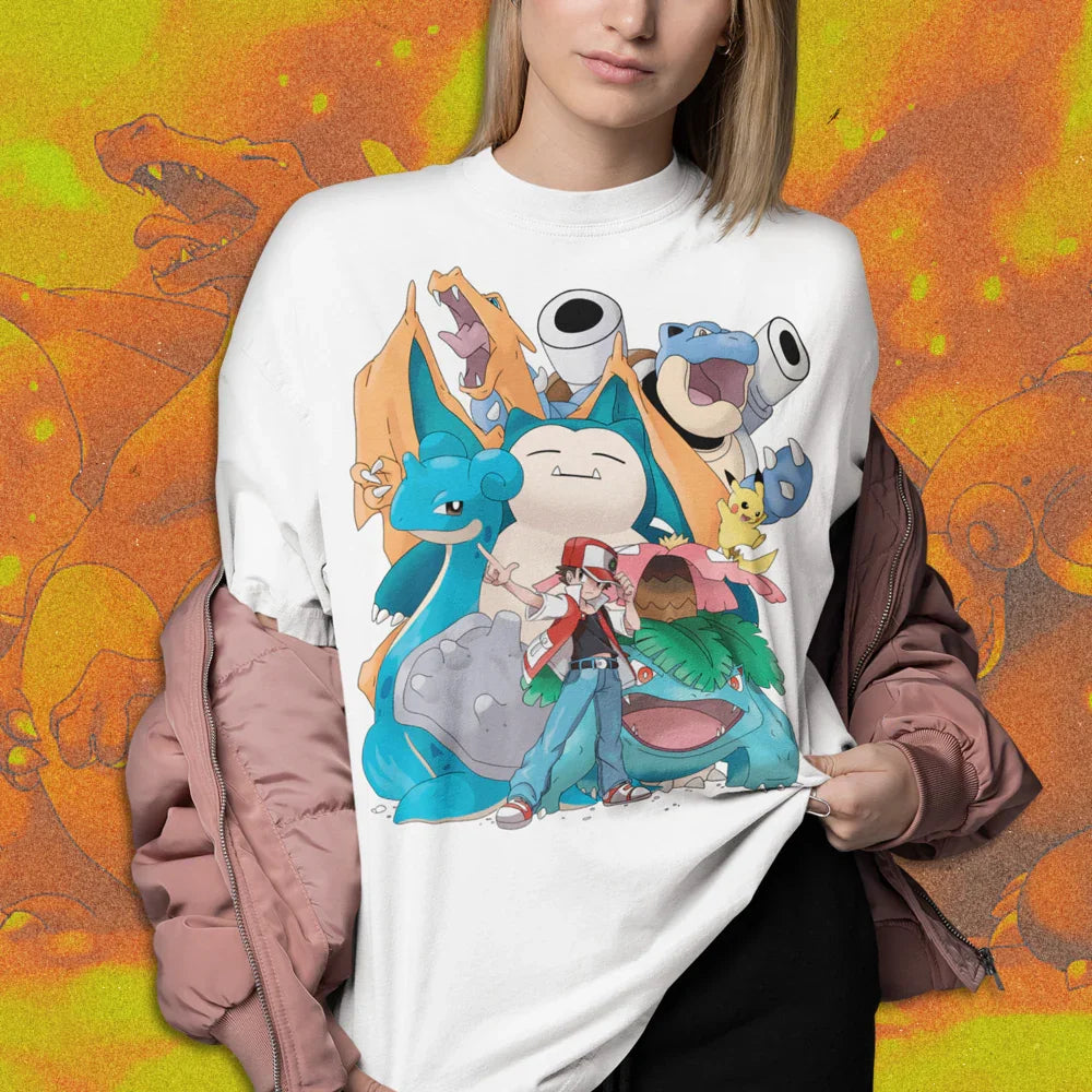 Polera Pokémon: Red's Team