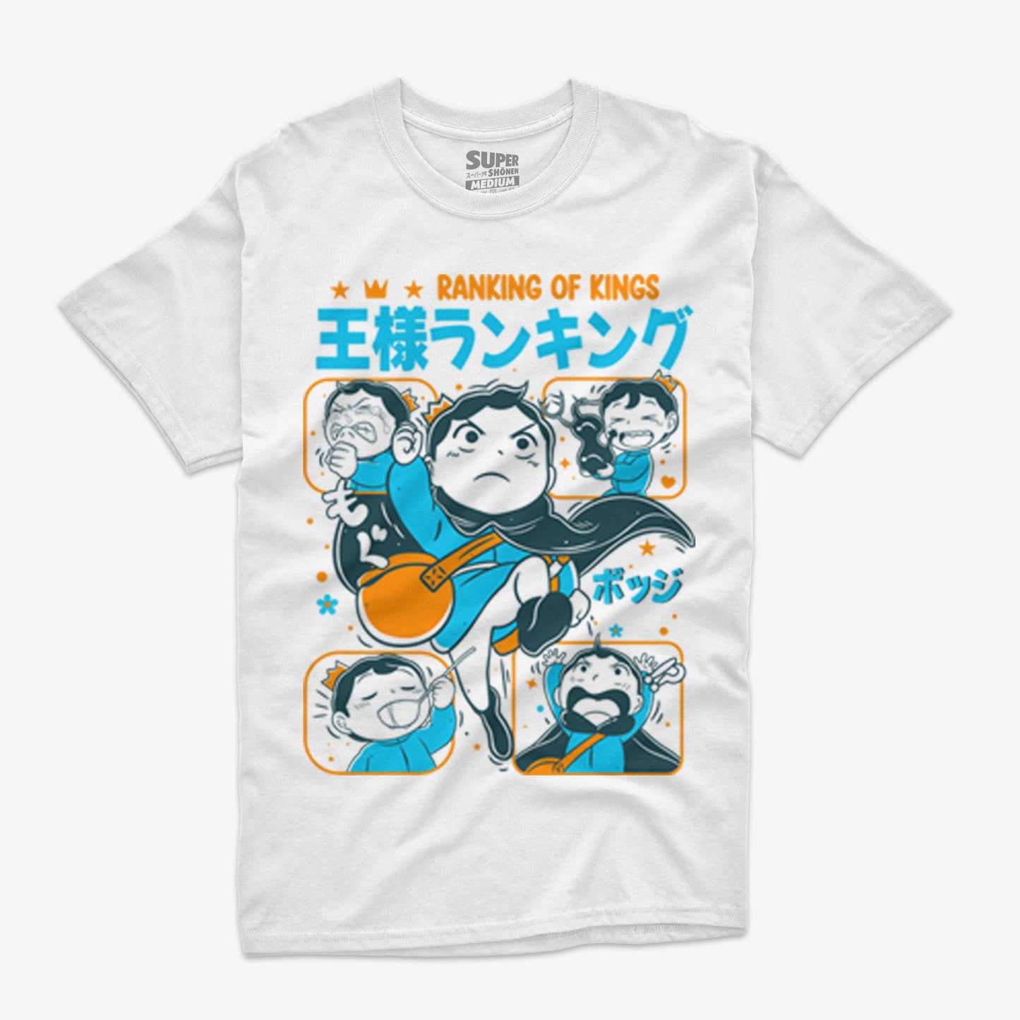 Polera Blanca Ousama Ranking II Principe Bojji