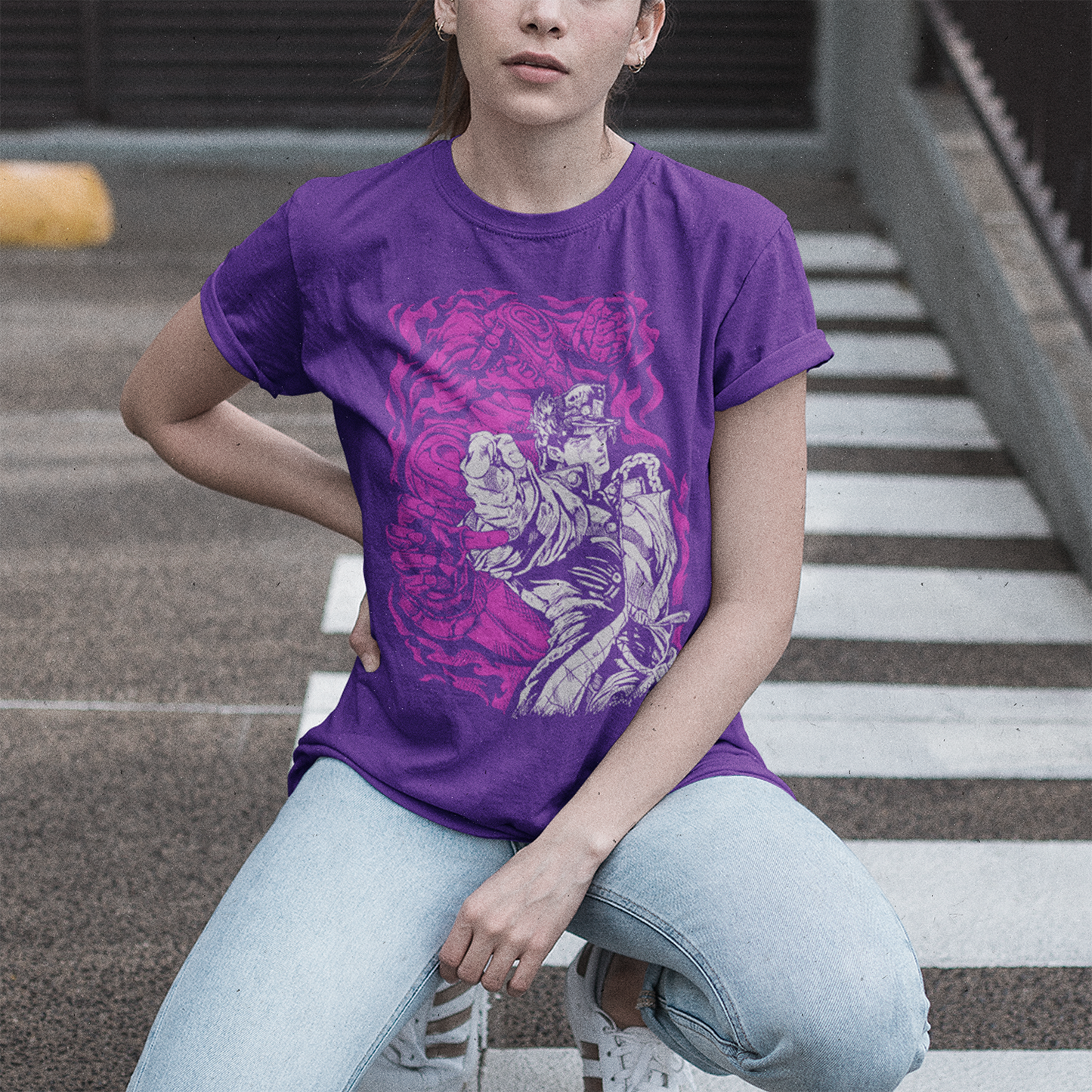 Polera Jotaro Kujo & Star Platinum (Ver. 2017)