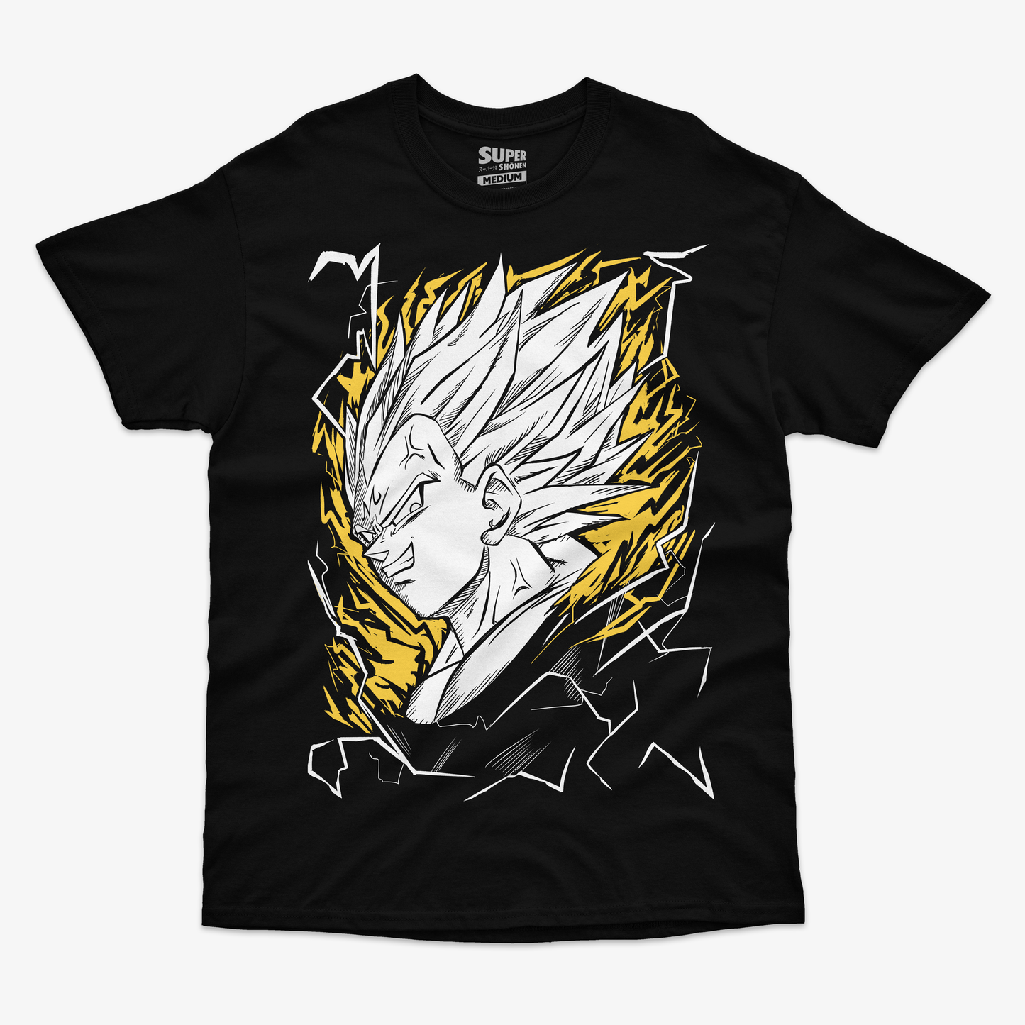 Polera Negra Majin Vegeta Dragon Ball Z