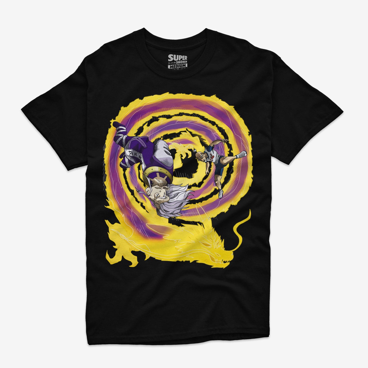 Polera Negro Zeno Netero Dragon Dive Hunter x Hunter Mockup