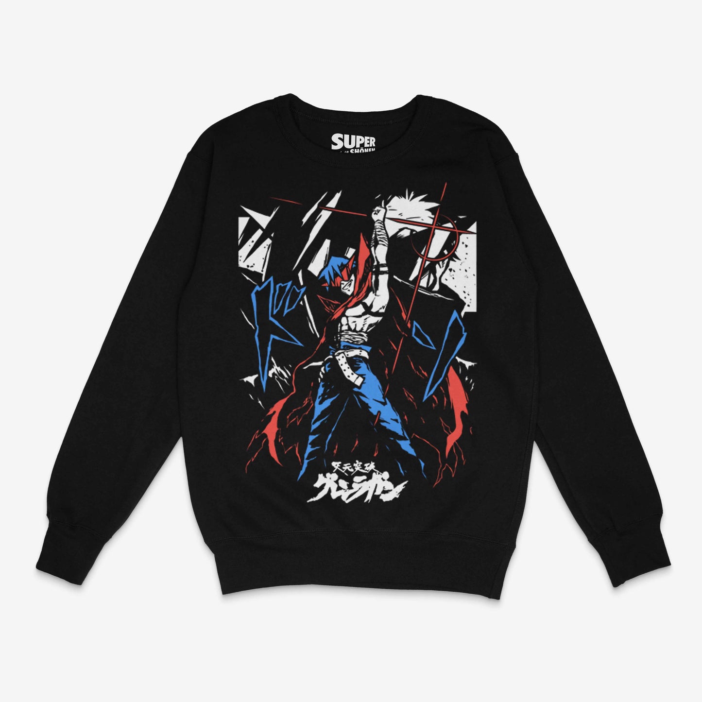 Poleron Negro Kamina Tengen Toppa Gurren Lagann