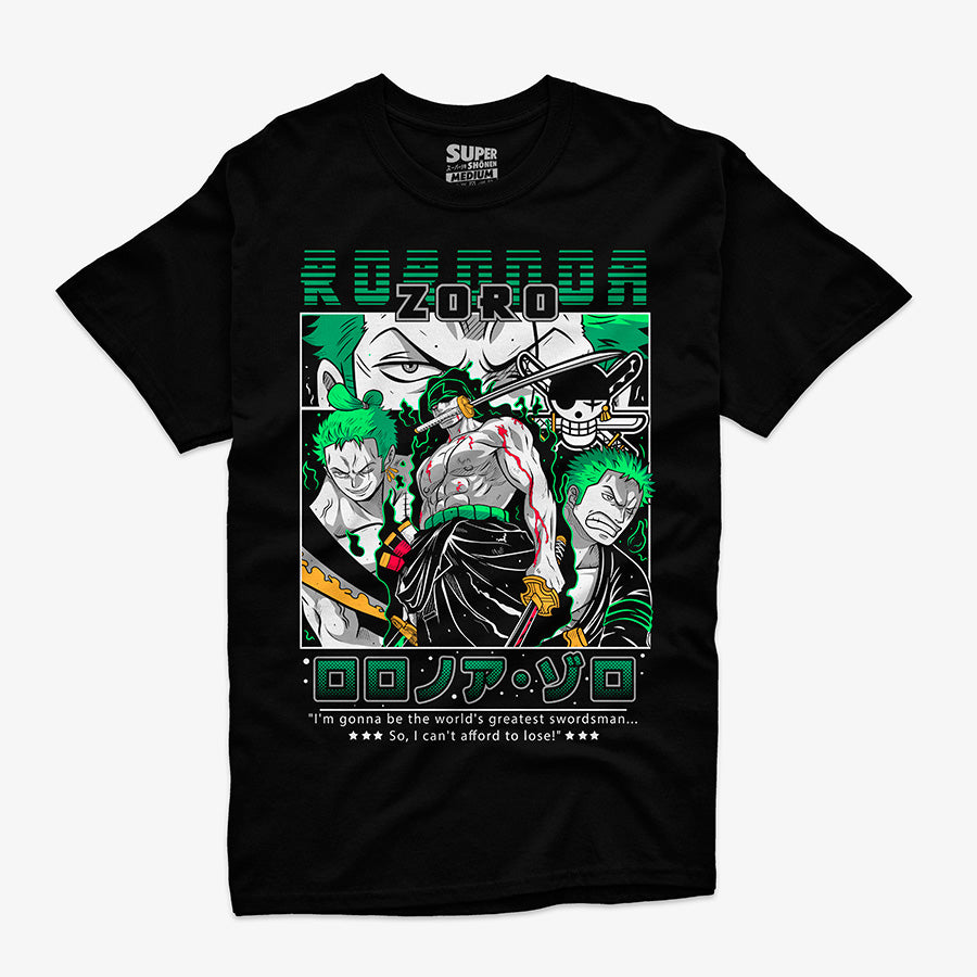 Polera Roronoa Zoro One Piece – Sombreros de Paja