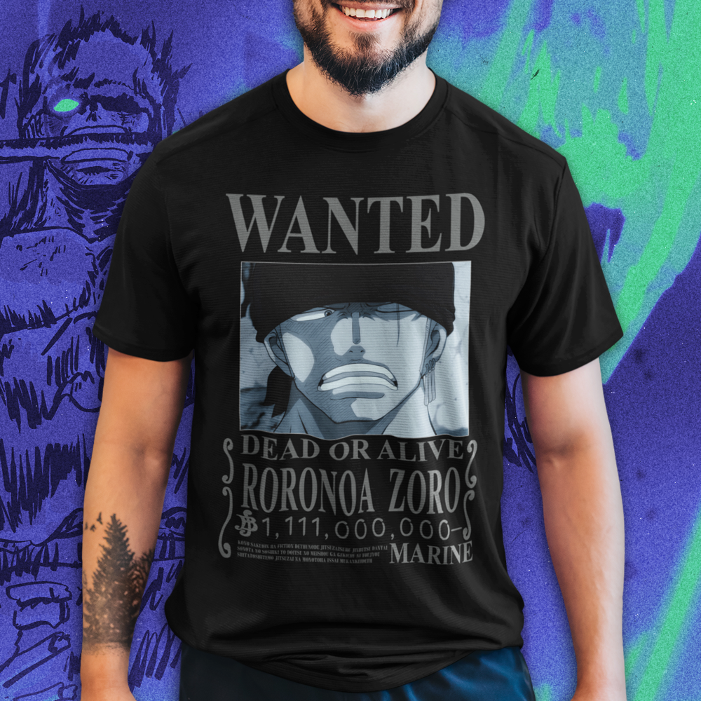 Polera Roronoa Zoro Wanted