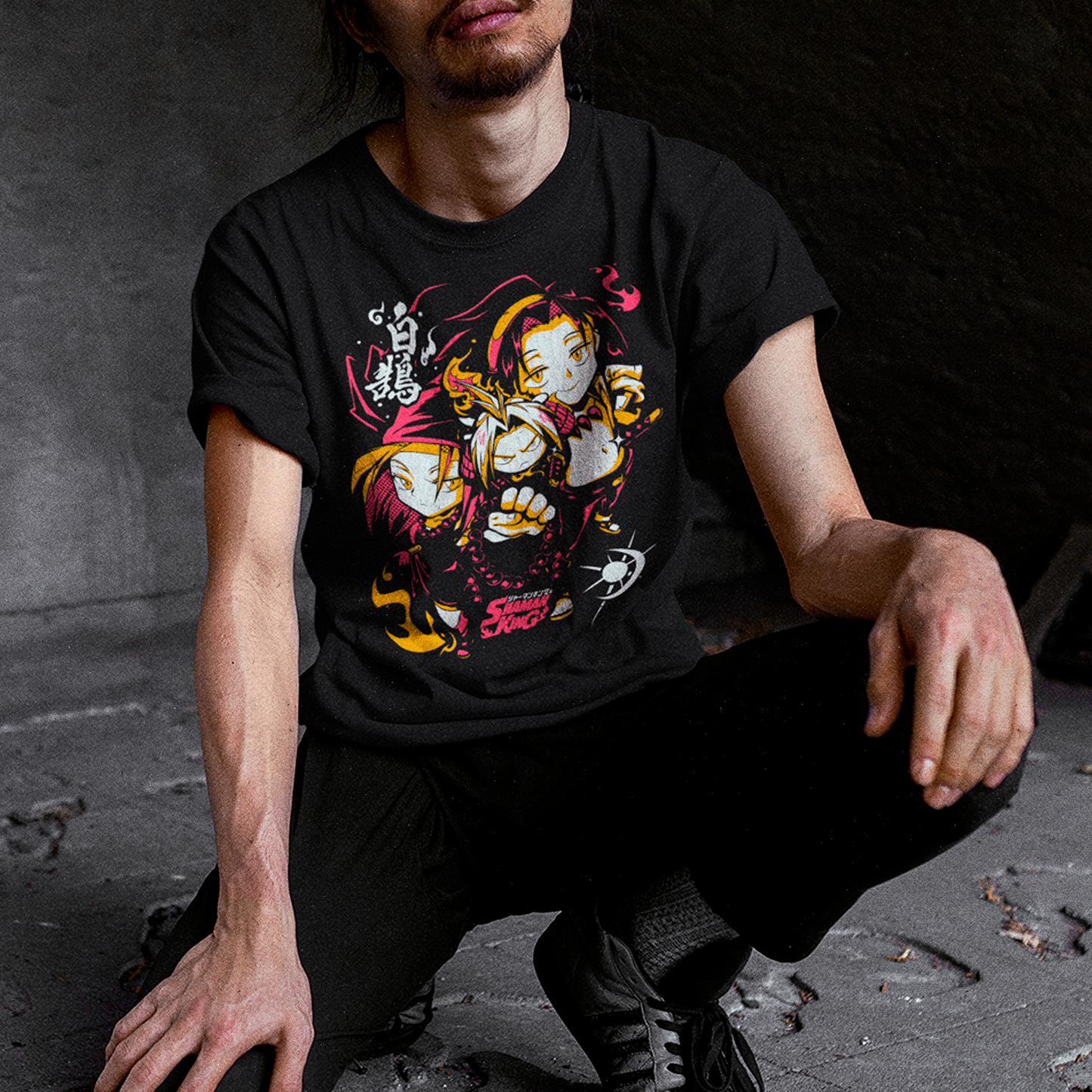 Polera Shaman King: Yoh Asakura & Anna