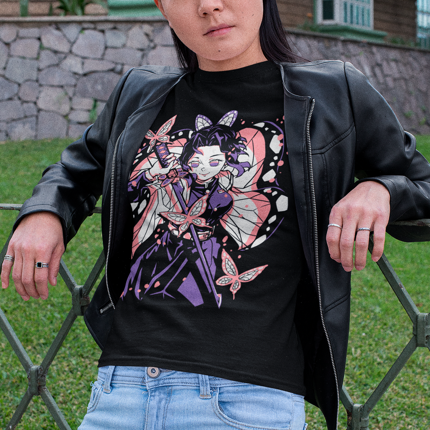 Polera Kimetsu No Yaiba: Shinobu Kocho