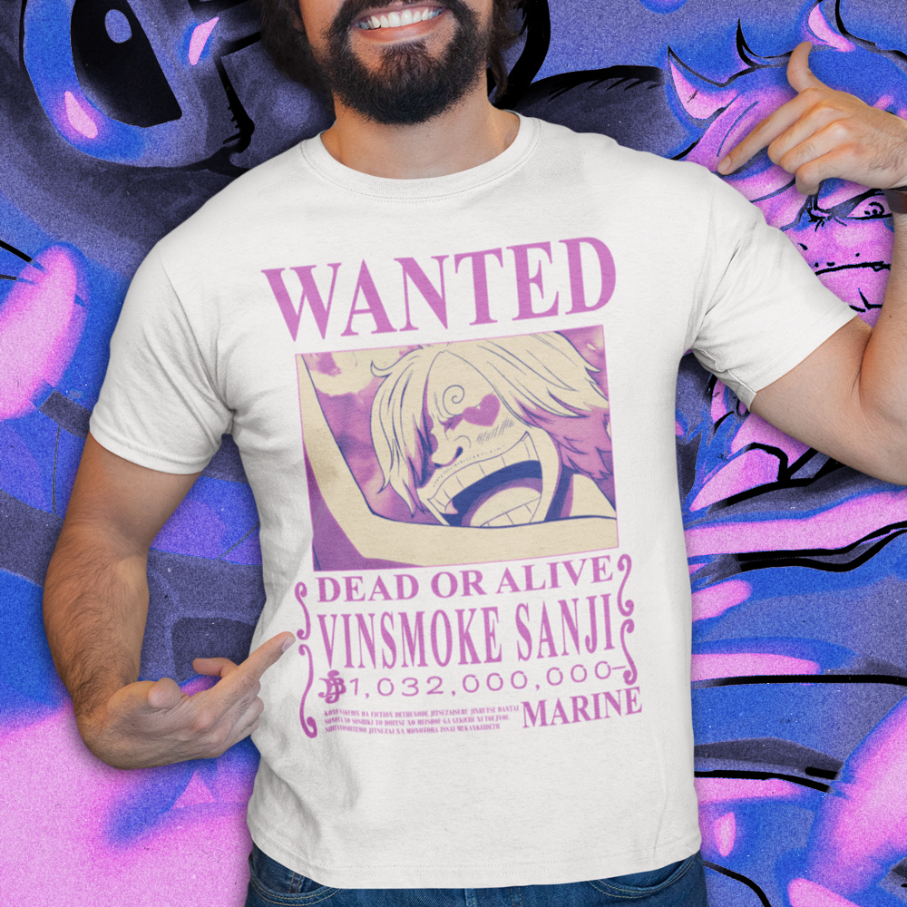 Polera Sanji Vinsmoke Wanted
