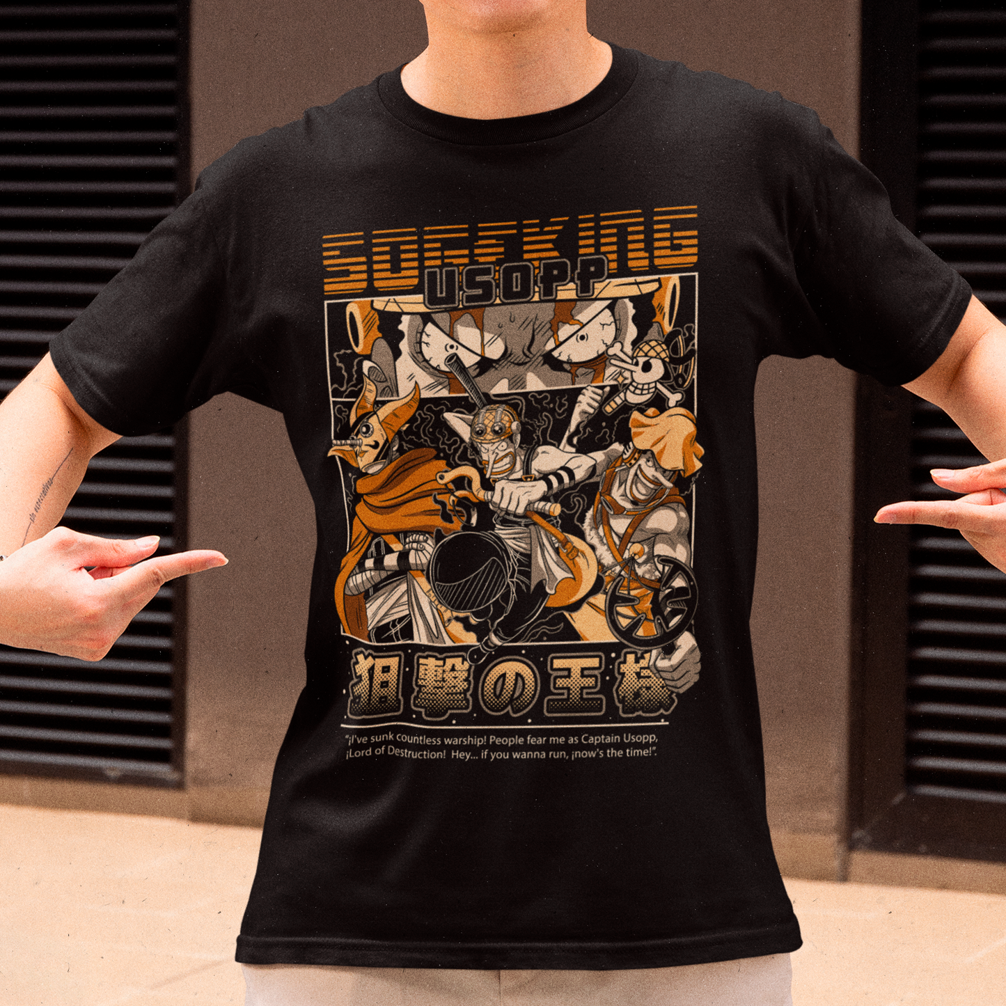 Polera Straw Hat Pirates: Usopp