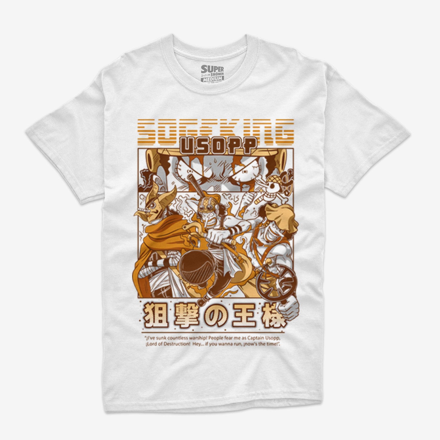 Polera Straw Hat Pirates: Usopp