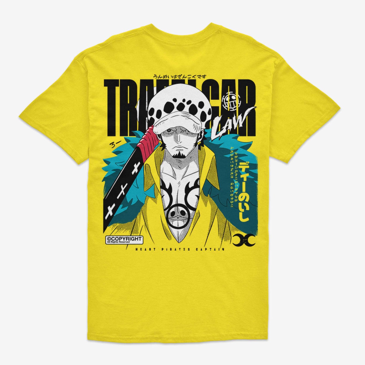 Polera Trafalgar Law Frente/Espalda