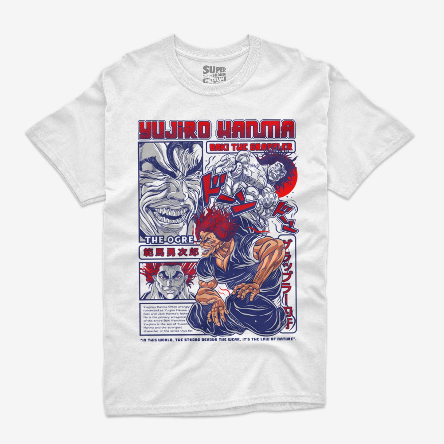 Polera Yujiro Hanma