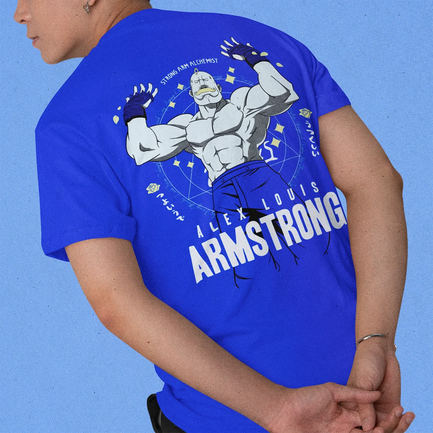 Polera Alexander Armstrong Frente/Espalda