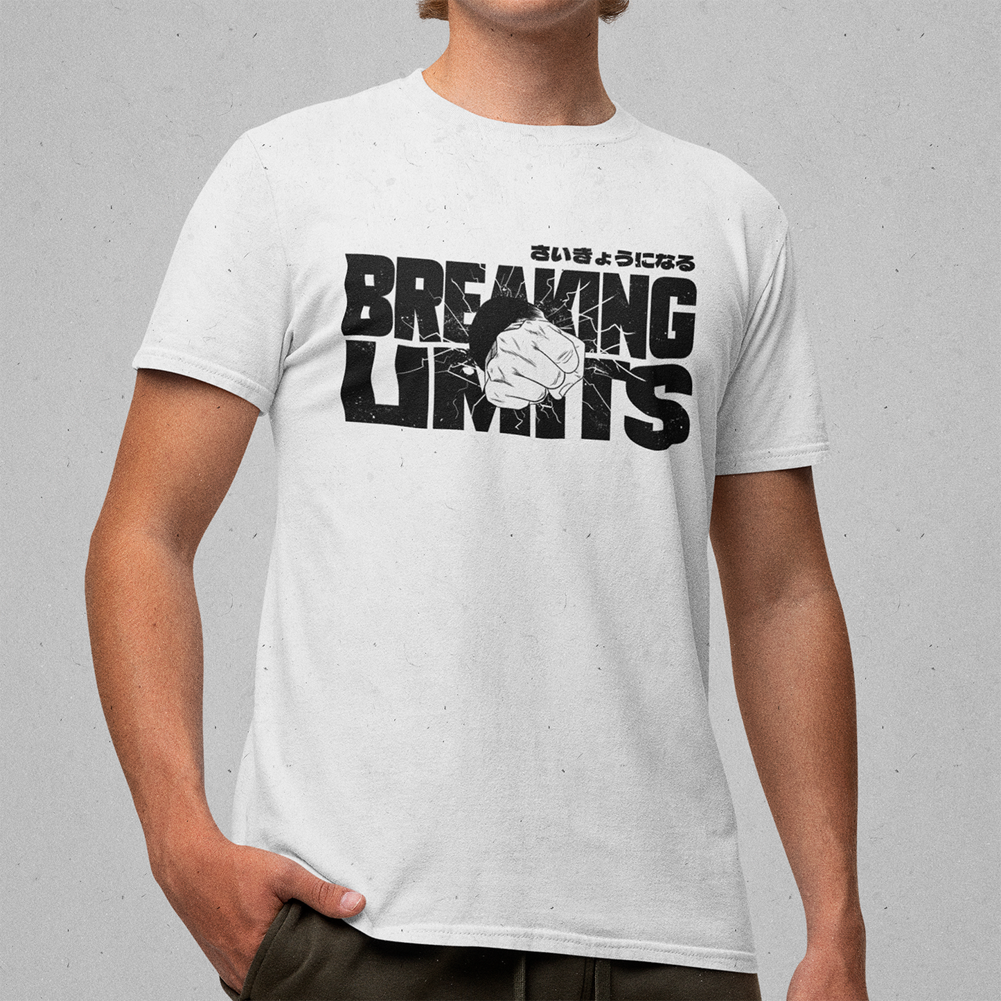 Polera Breaking Limits: Son Gokú Frente/Espalda