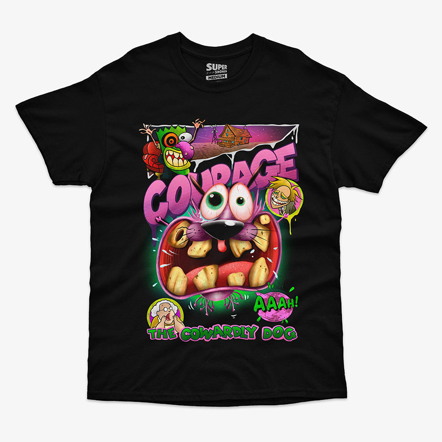 Polera Coraje El Perro Cobarde