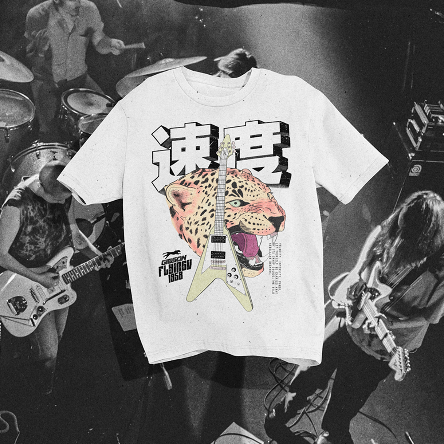 Polera Gibson Flying-V
