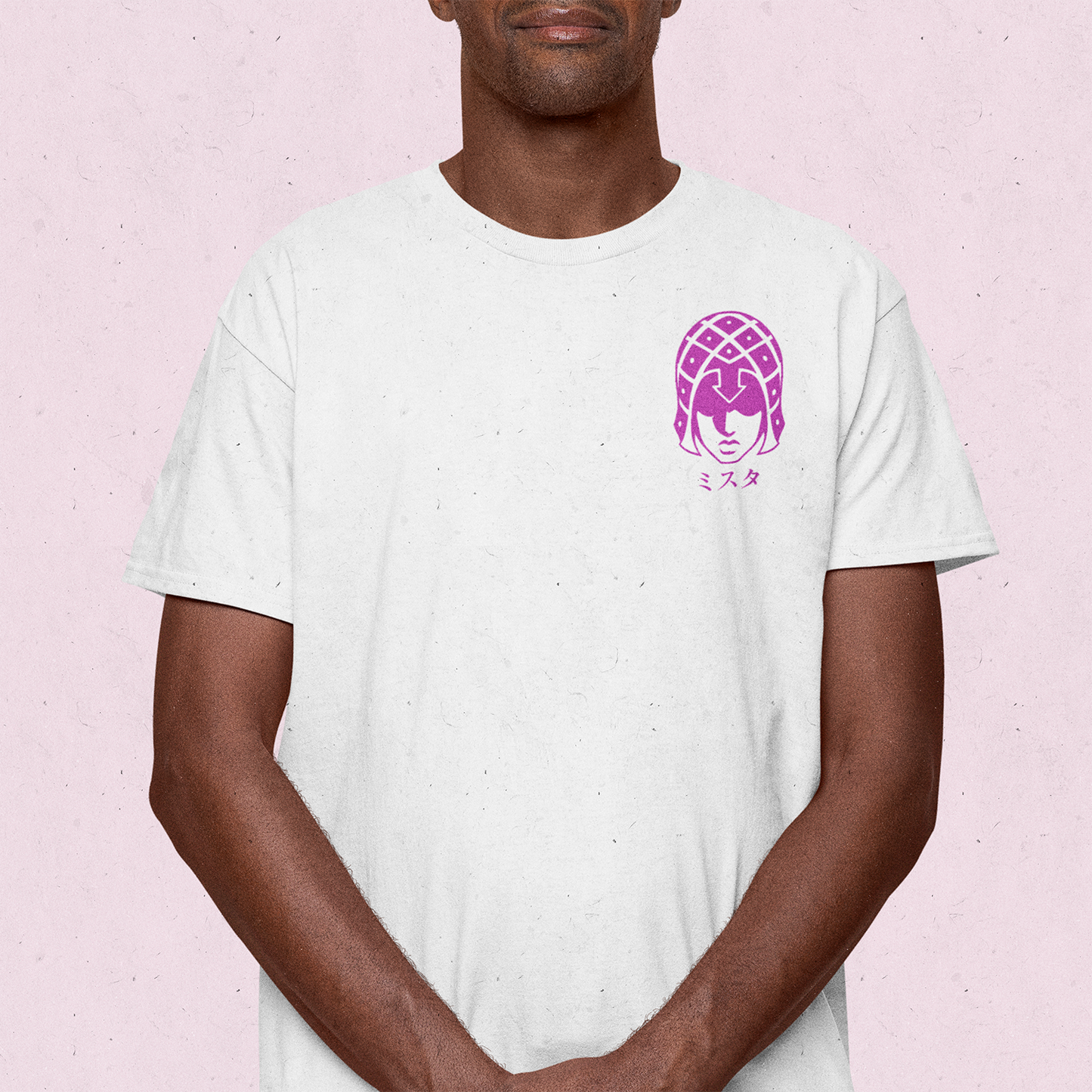 Polera Jojo's Bizarre Adventure Part V: Guido Mista Frente/Espalda