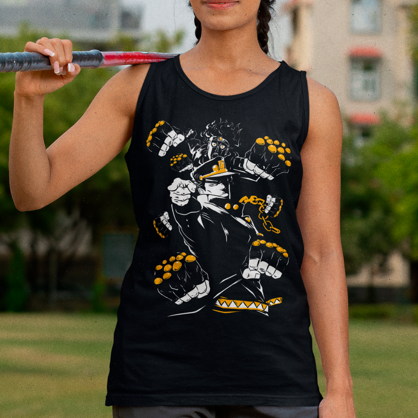 Polera Tank Jotaro Kujo