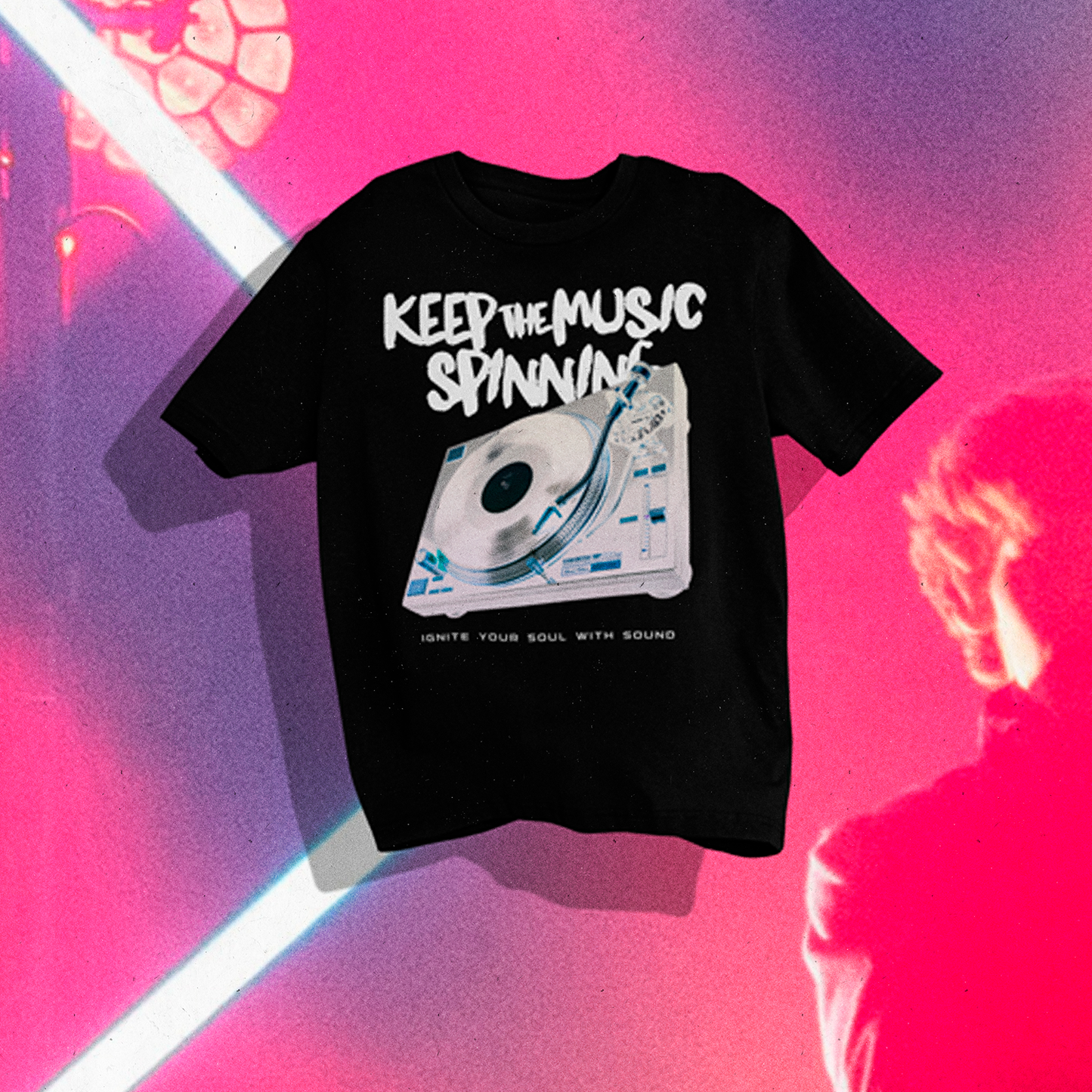 Polera Keep The Music Spinning