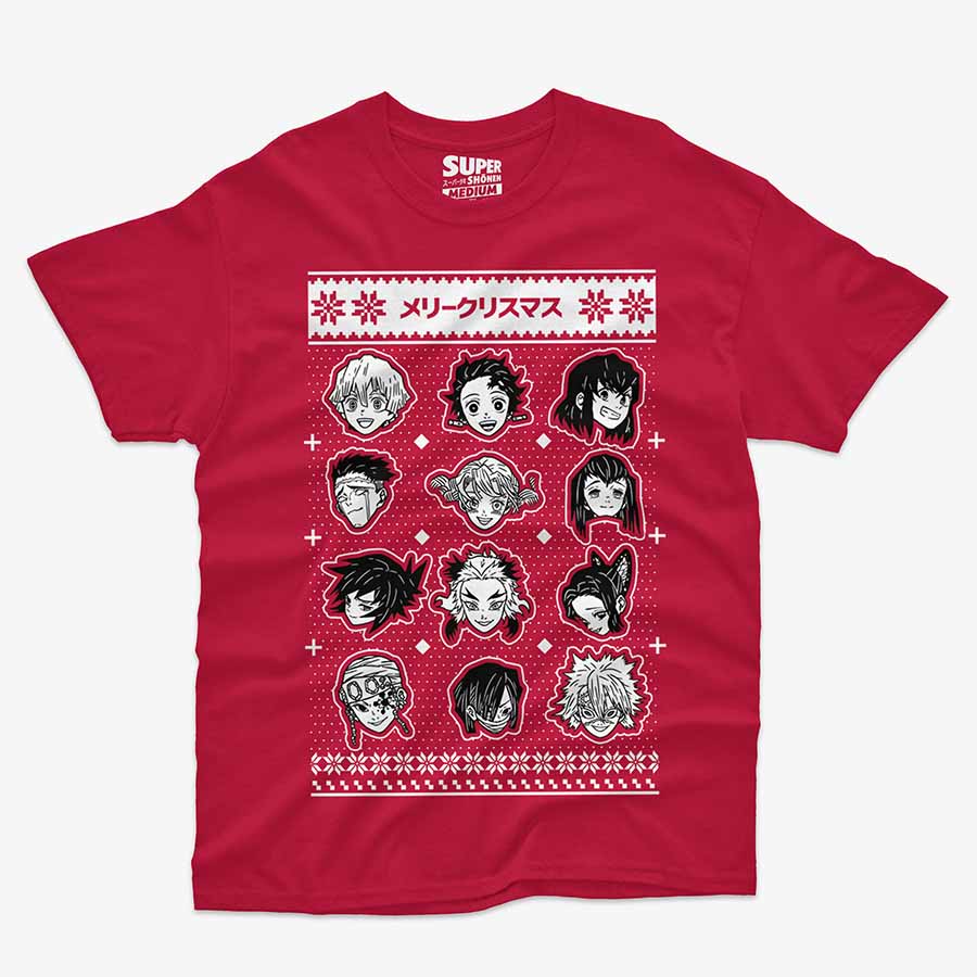 Polera Kimetsu No Yaiba Christmas