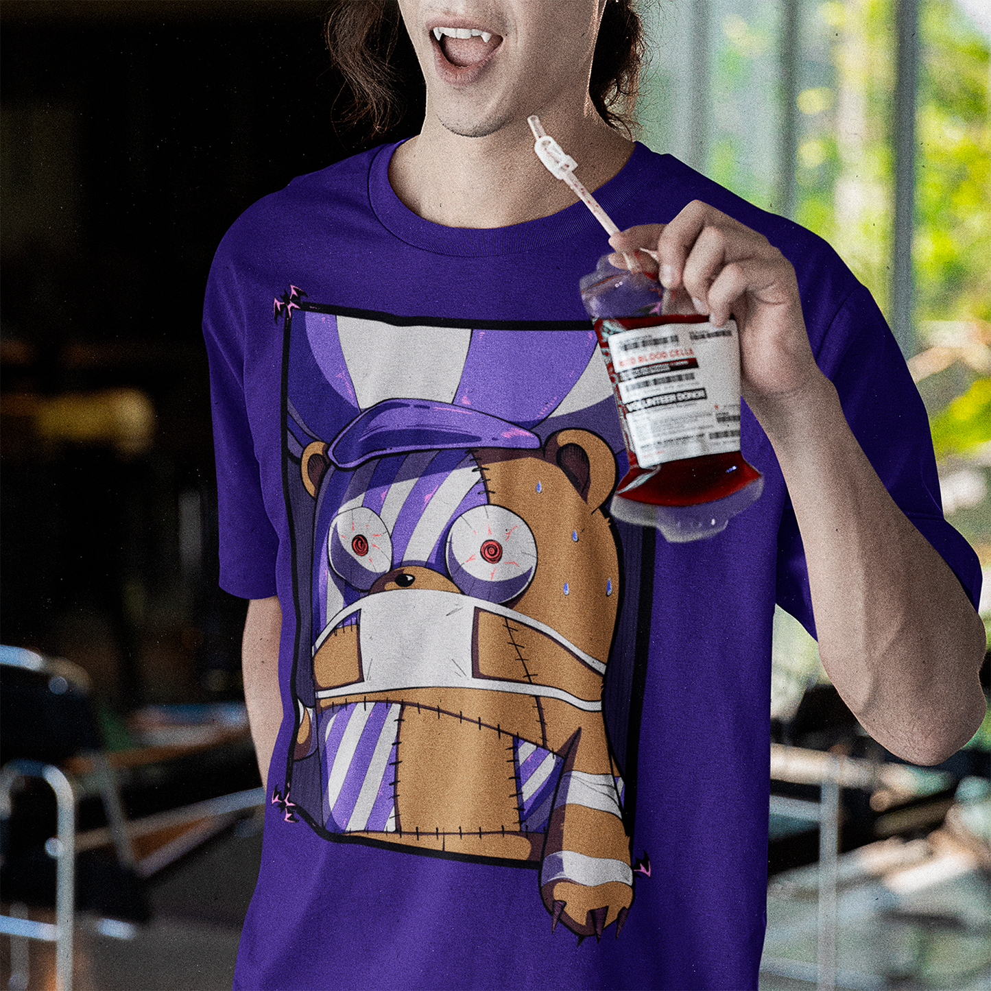 Polera One Piece: Kumachi (Ver. Morado)