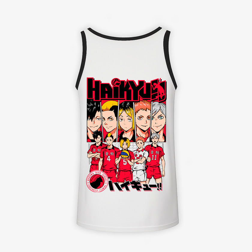 Polera Tank Nekoma Frente/Espalda