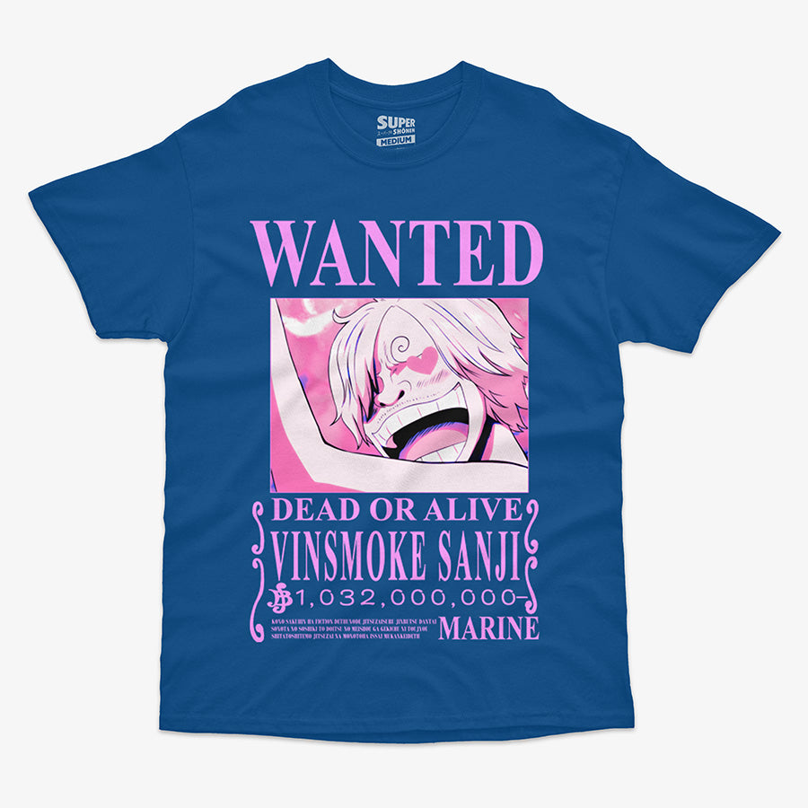 Polera Sanji Vinsmoke Wanted